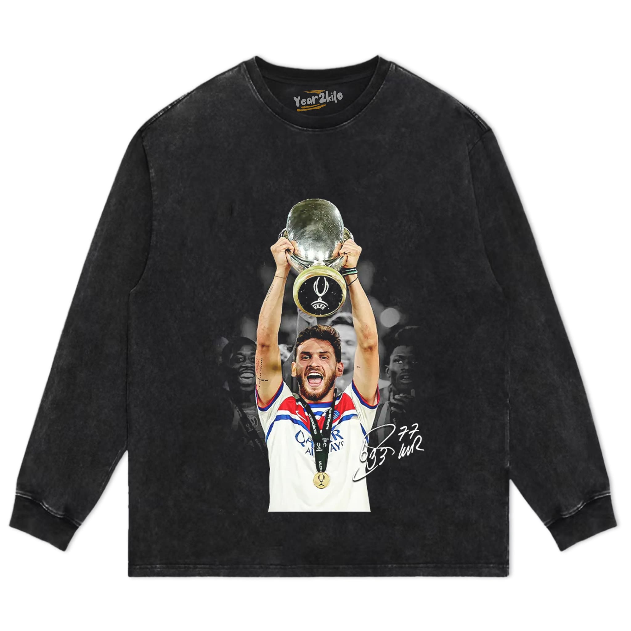 PSG CHAMPION KHVICHA KVARATSKHELIA TANK TOP & TEE & LONG SLEEVE & LAYERED LS & HOODIE