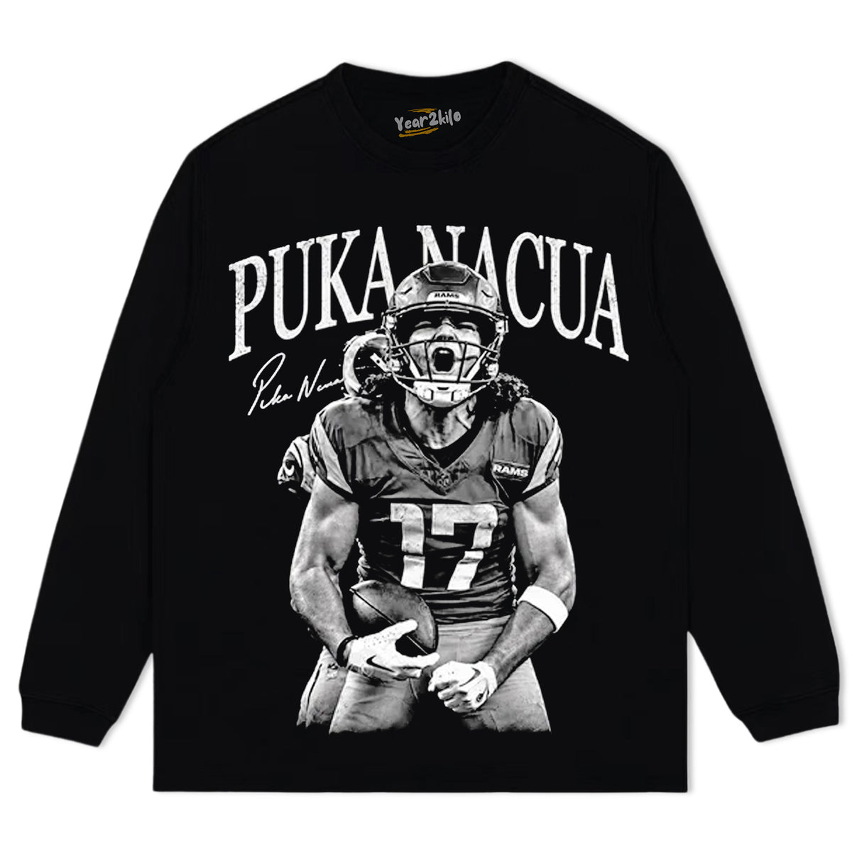 PUKA NACUA FOOTBALL PORTRAIT TANK TOP & TEE & LONG SLEEVE & LAYERED LS & HOODIE