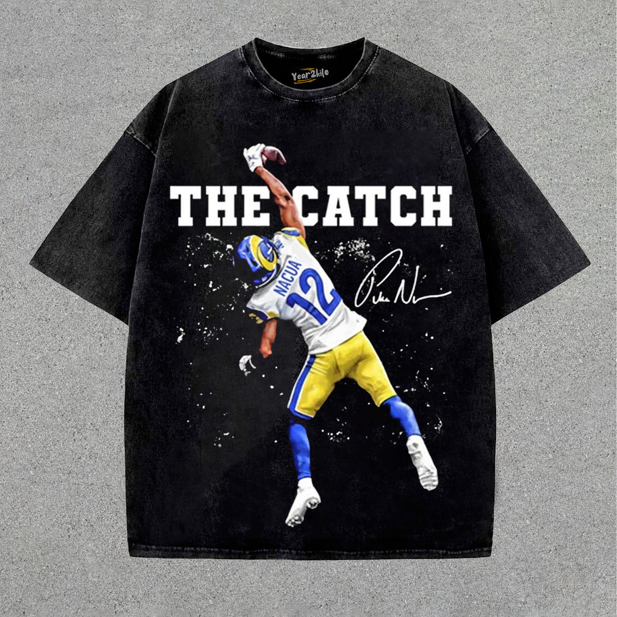 PUKA NACUA THE CATCH LOS ANGELES FOOTBALL TANK TOP & TEE & LONG SLEEVE & LAYERED LS & HOODIE