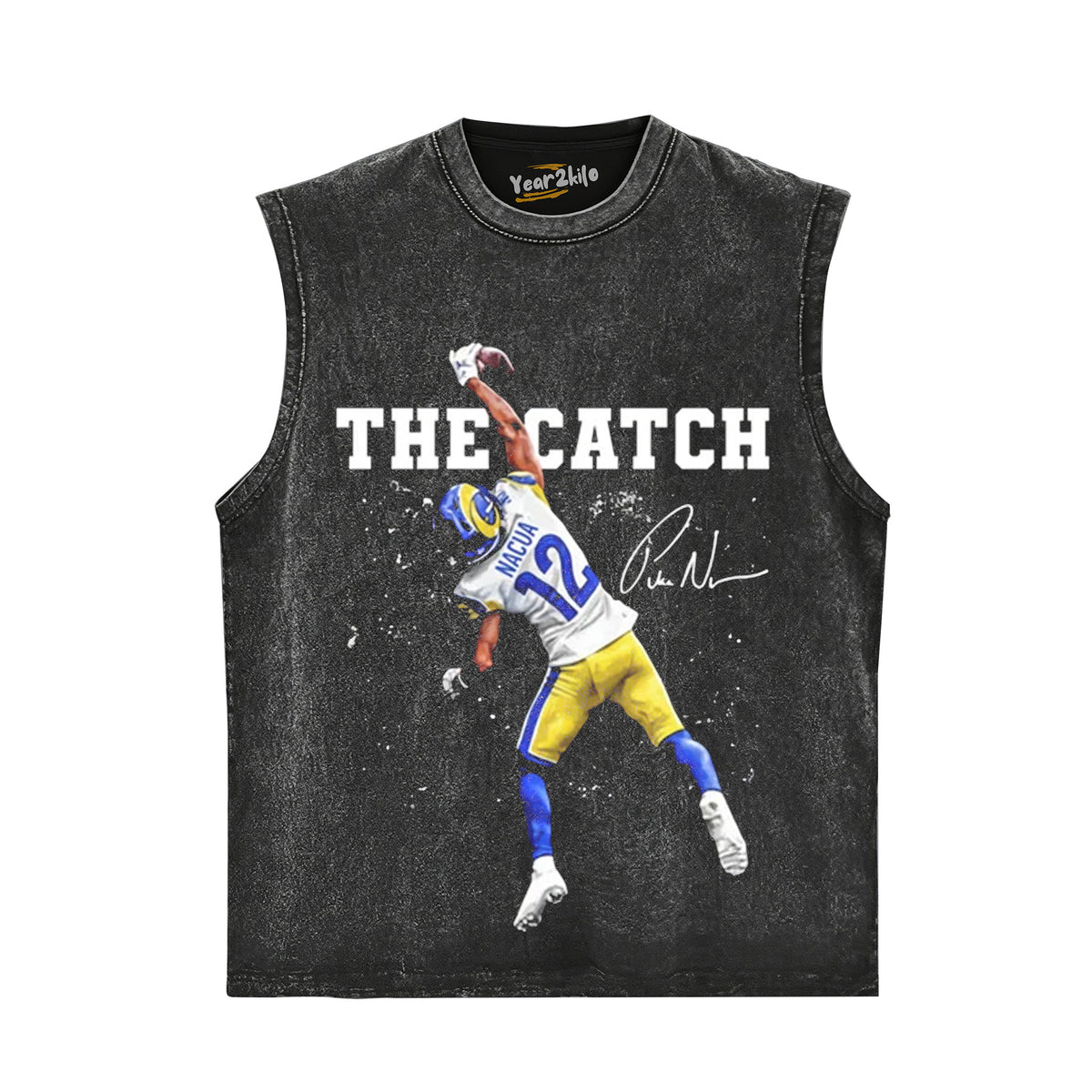 PUKA NACUA THE CATCH LOS ANGELES FOOTBALL TANK TOP & TEE & LONG SLEEVE & LAYERED LS & HOODIE