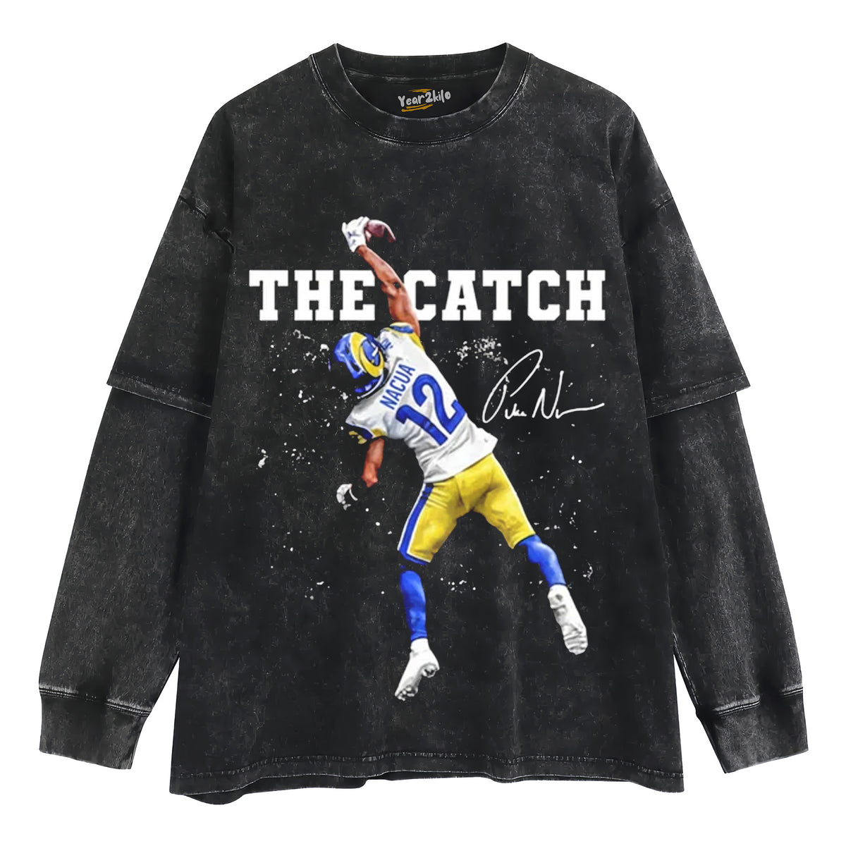 PUKA NACUA THE CATCH LOS ANGELES FOOTBALL TANK TOP & TEE & LONG SLEEVE & LAYERED LS & HOODIE