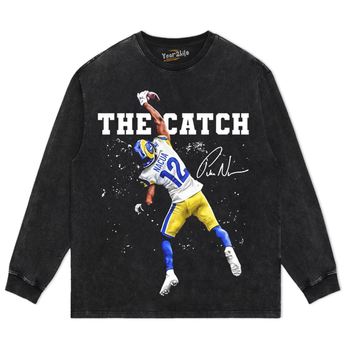 PUKA NACUA THE CATCH LOS ANGELES FOOTBALL TANK TOP & TEE & LONG SLEEVE & LAYERED LS & HOODIE