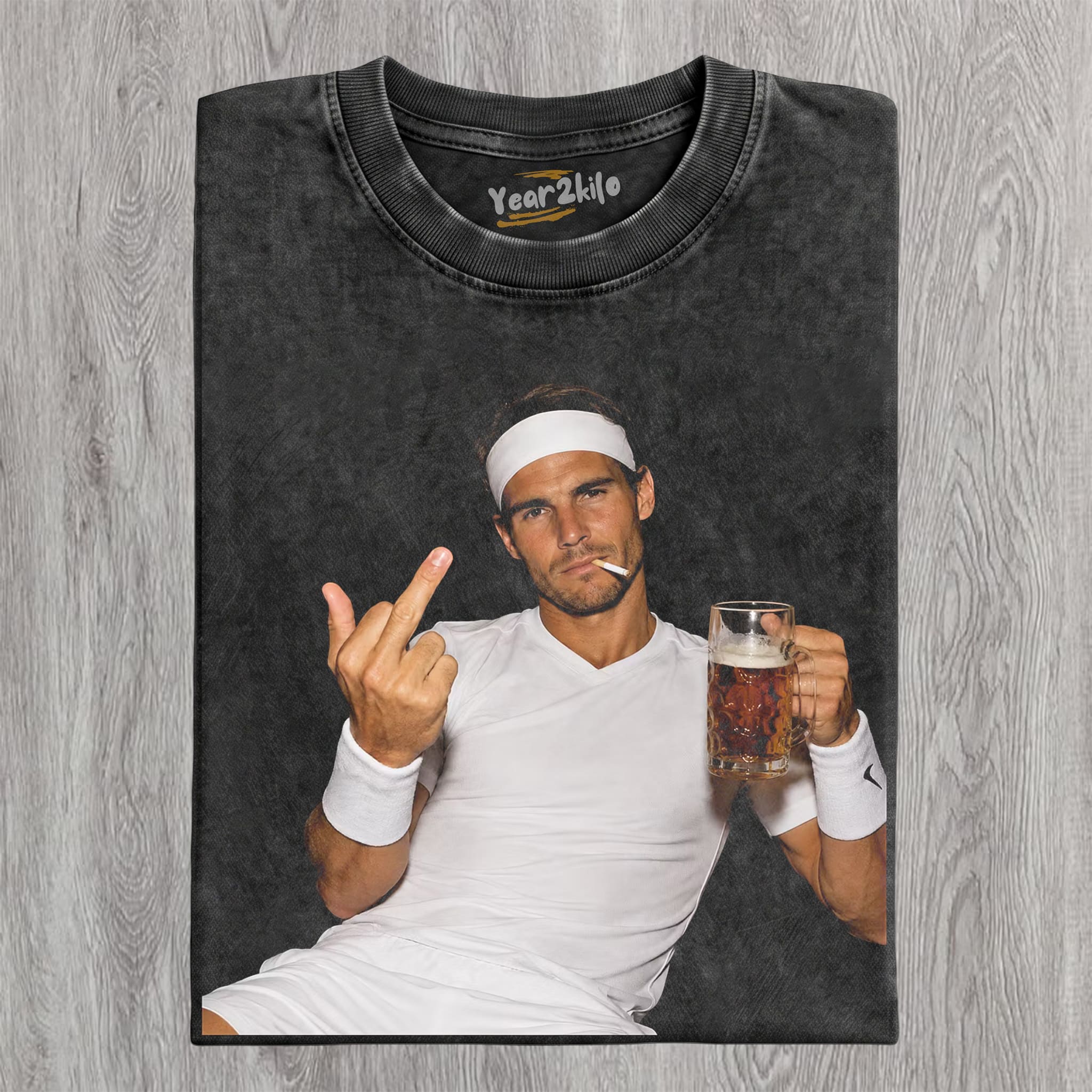RAFAEL NADAL TENNIS LEGEND GRAPHIC TANK TOP & TEE & LONG SLEEVE & LAYERED LS & HOODIE