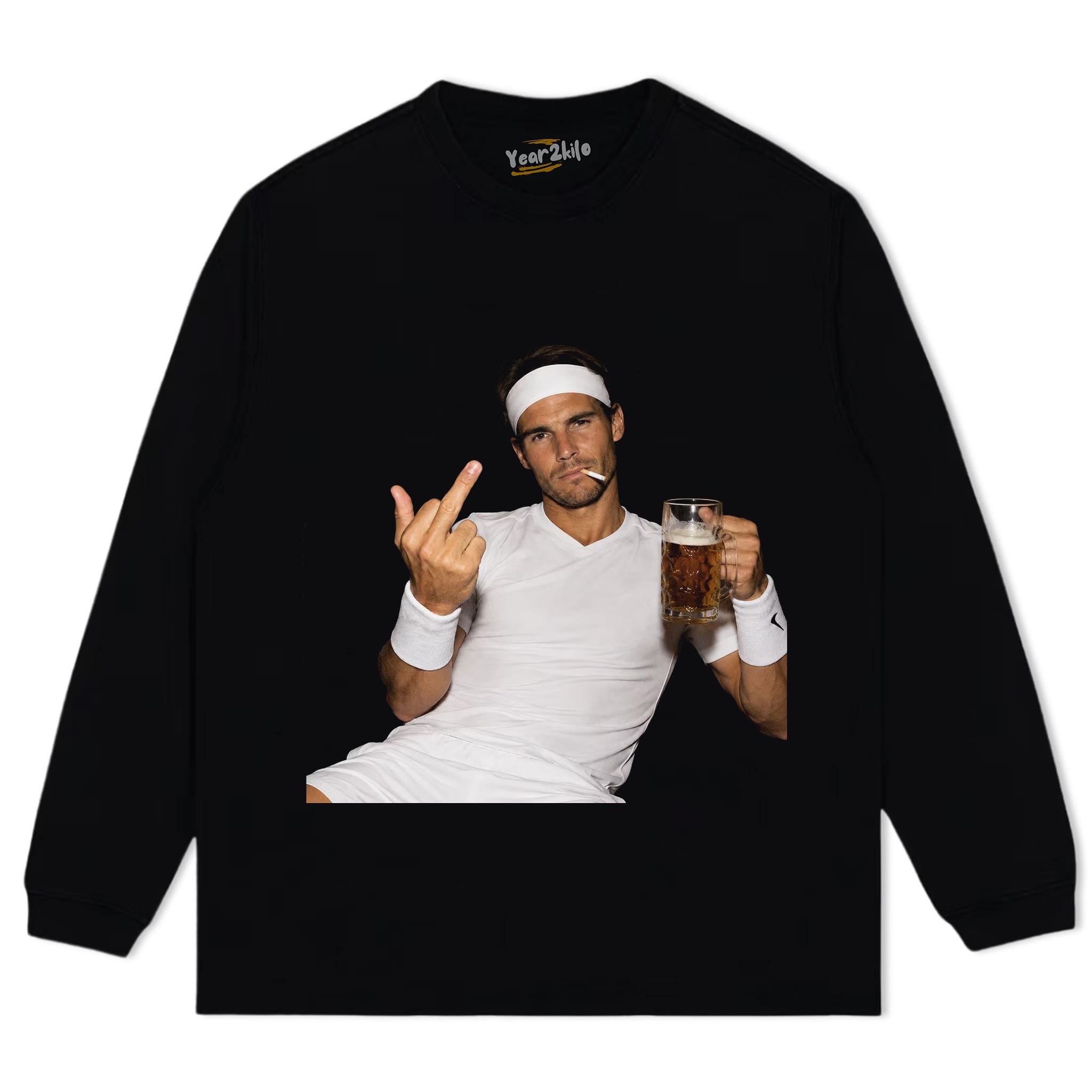 RAFAEL NADAL TENNIS LEGEND GRAPHIC TANK TOP & TEE & LONG SLEEVE & LAYERED LS & HOODIE