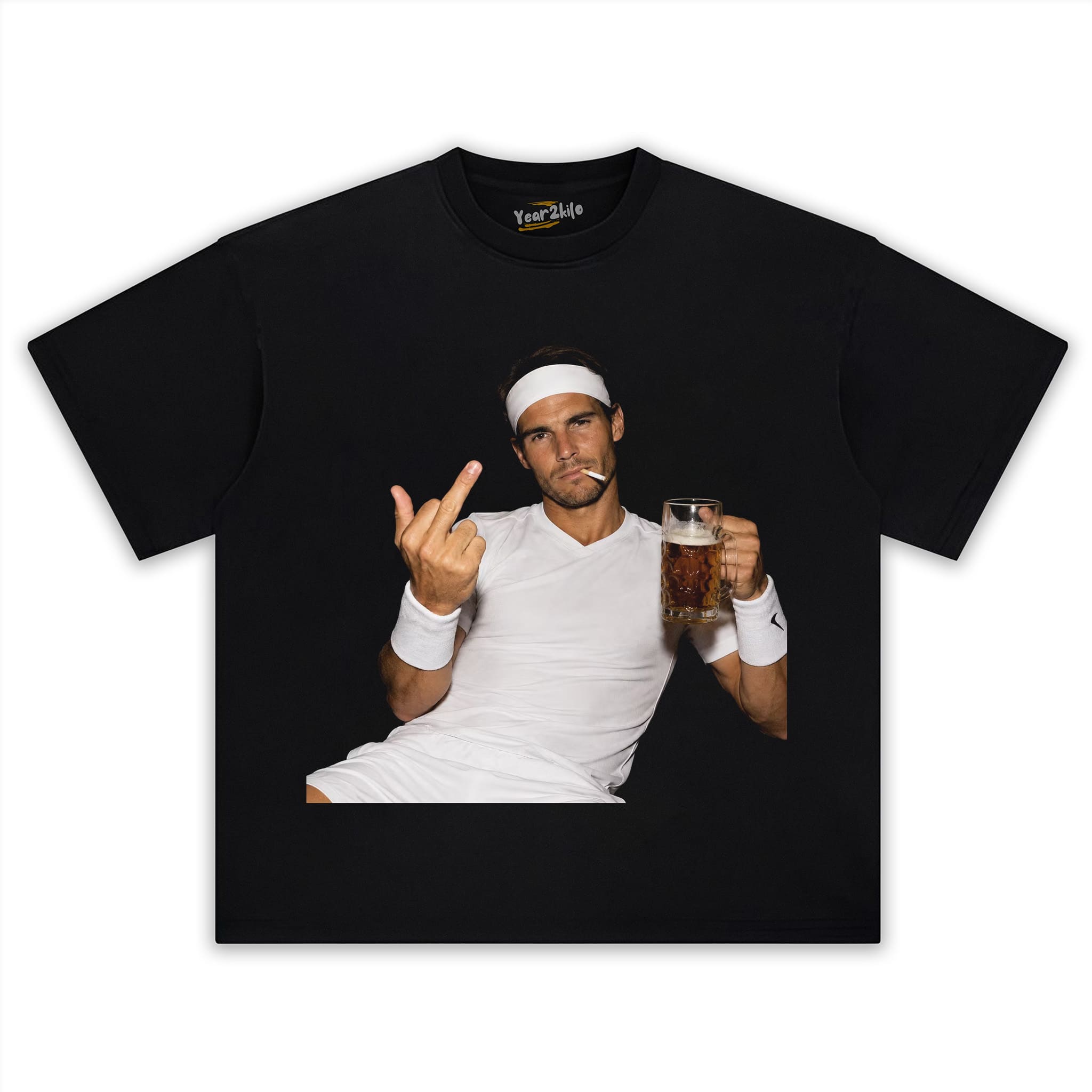RAFAEL NADAL TENNIS LEGEND GRAPHIC TANK TOP & TEE & LONG SLEEVE & LAYERED LS & HOODIE