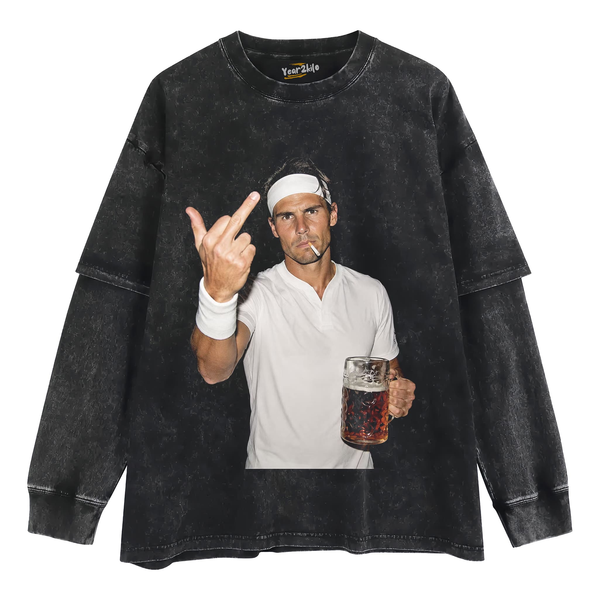 RAFAEL NADAL TENNIS LEGEND GRAPHIC V1 TANK TOP & TEE & LONG SLEEVE & LAYERED LS & HOODIE