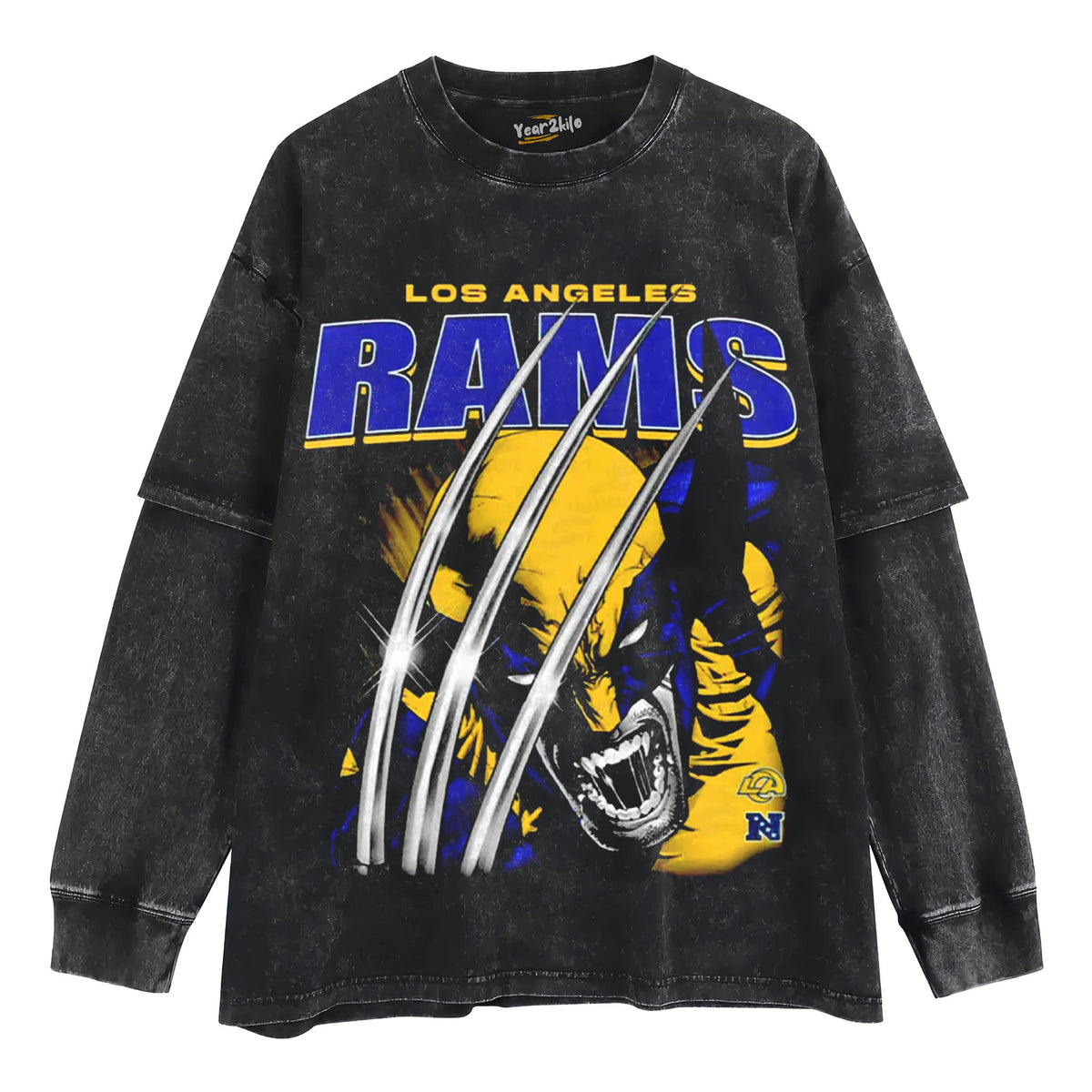 RAMS X WOLVERINE TANK TOP & TEE & LONG SLEEVE & LAYERED LS & HOODIE