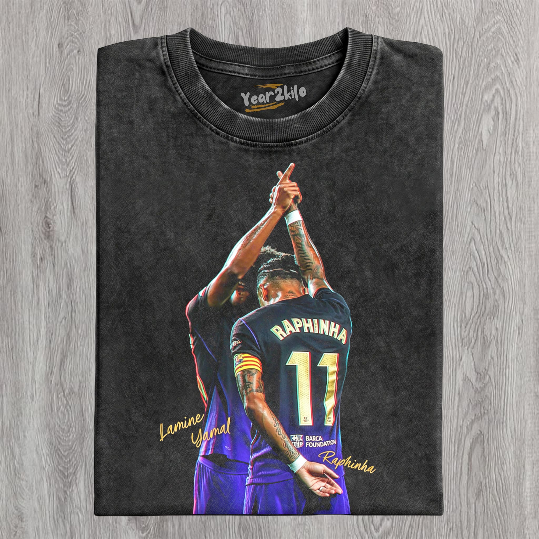 RAPHINHA AND LAMINE YAMAL FC BARCELONA 2026 TANK TOP & TEE & LONG SLEEVE & LAYERED LS & HOODIE