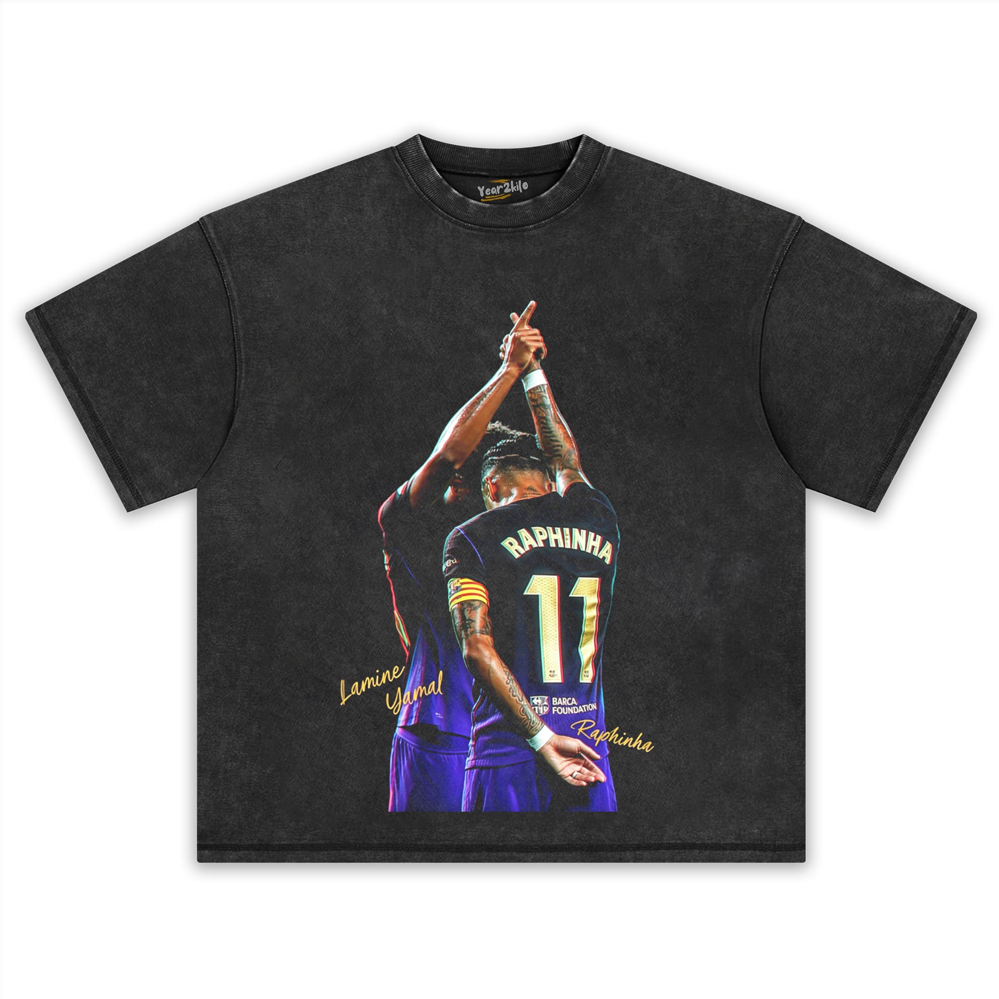 RAPHINHA AND LAMINE YAMAL FC BARCELONA 2026 TANK TOP & TEE & LONG SLEEVE & LAYERED LS & HOODIE