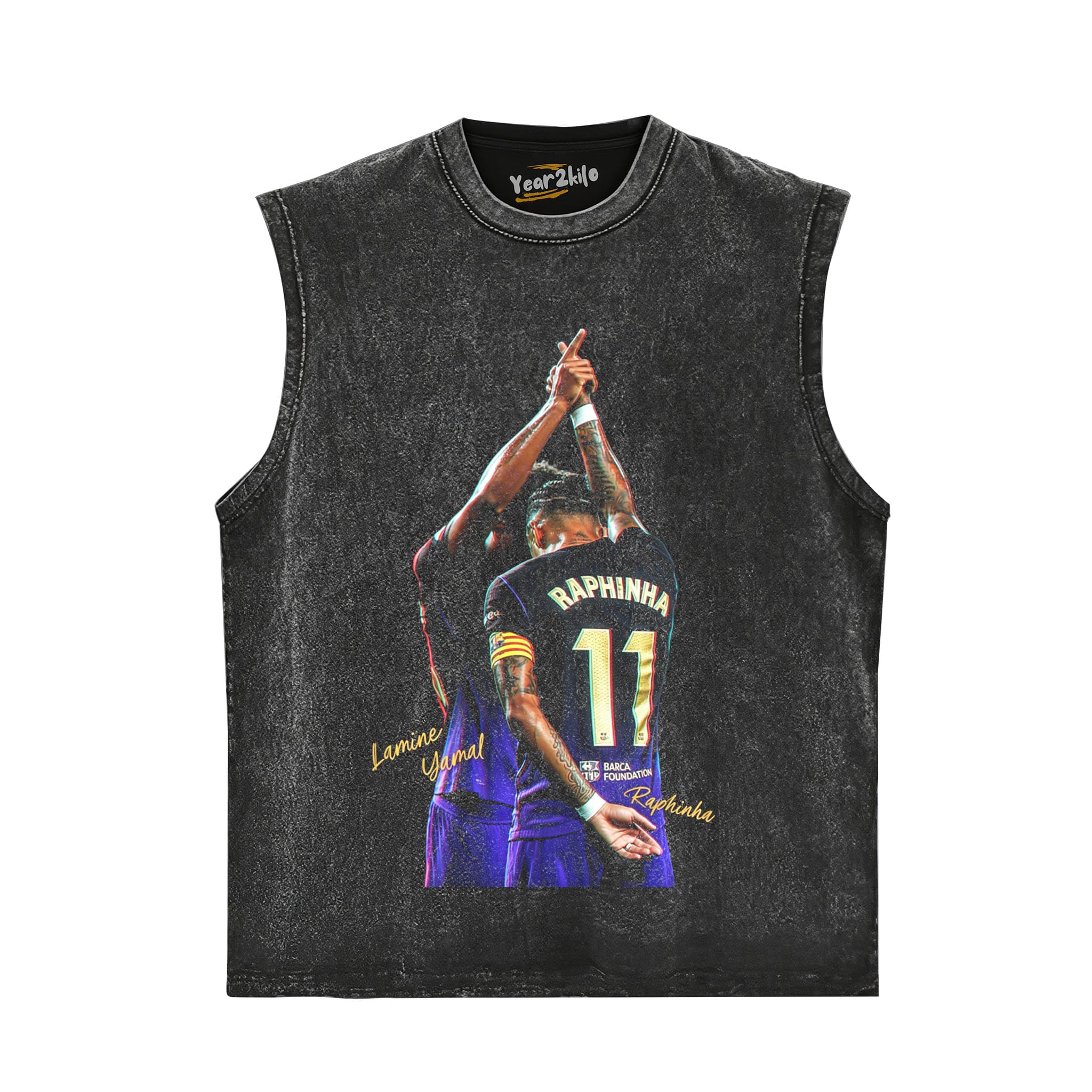 RAPHINHA AND LAMINE YAMAL FC BARCELONA 2026 TANK TOP & TEE & LONG SLEEVE & LAYERED LS & HOODIE