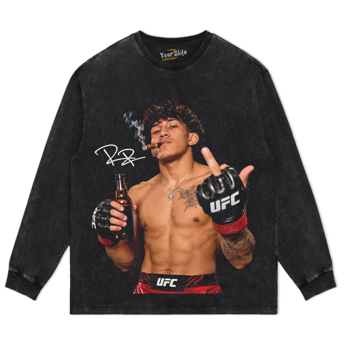 RAÚL ROSAS JR. MIDDLE FINGER TANK TOP & TEE & LONG SLEEVE & LAYERED LS & HOODIE