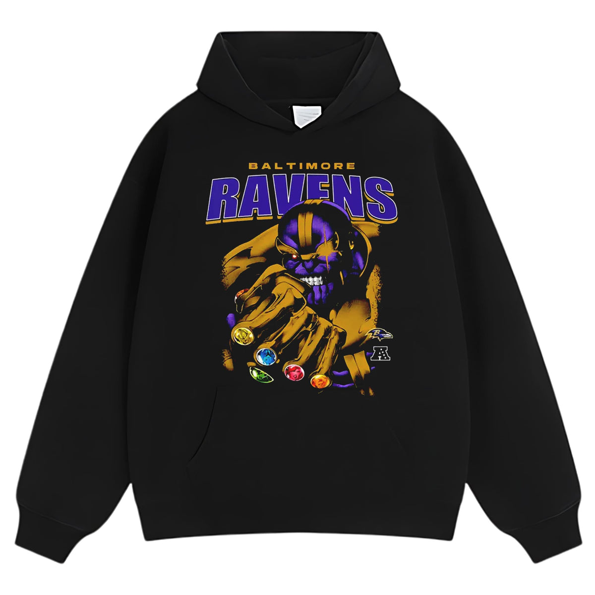 RAVENS X THANOS TANK TOP & TEE & LONG SLEEVE & LAYERED LS & HOODIE