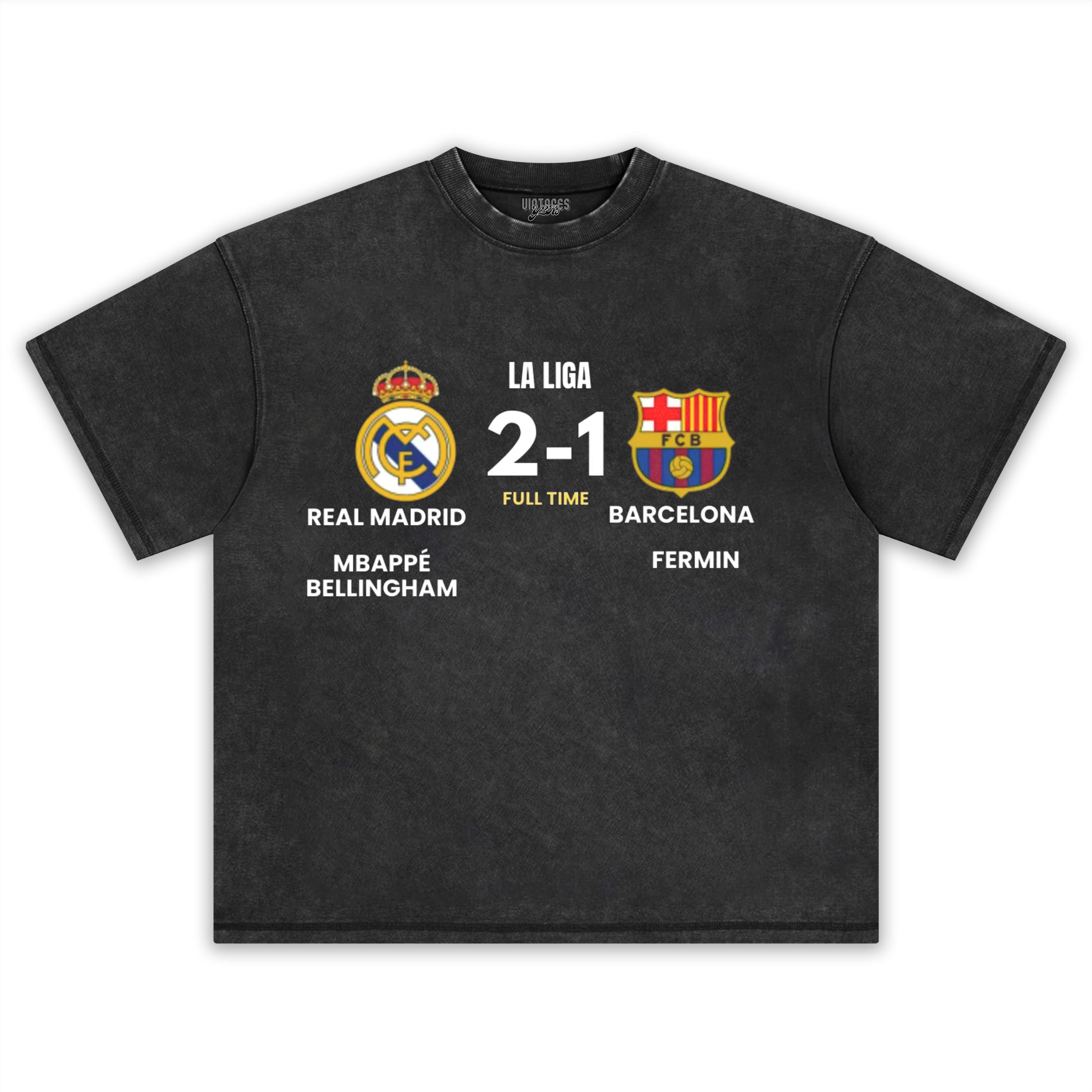 REAL MADRID CF VS FC BARCELONA V2 TEE & LS & HOODIE