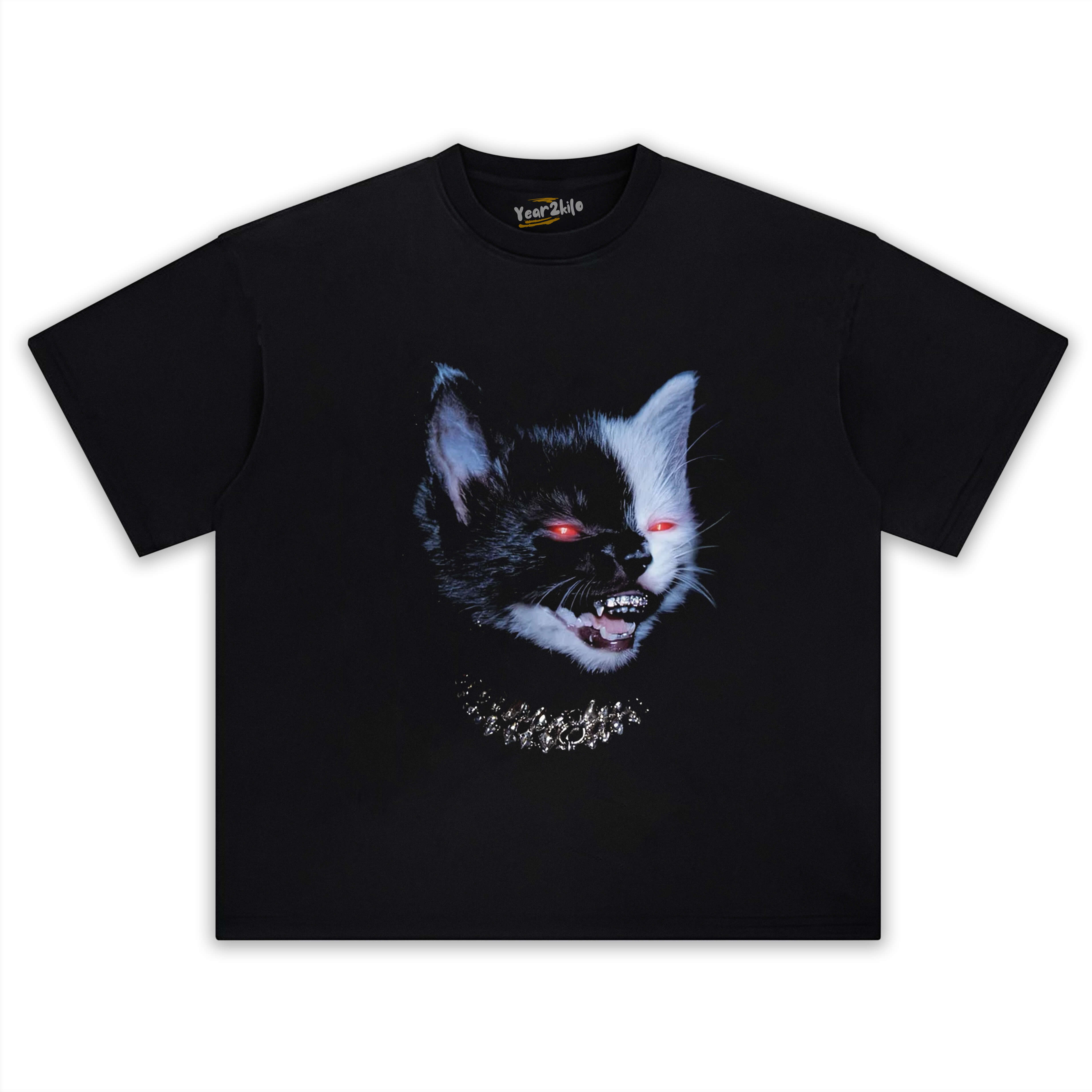 RETRO STREET STYLE & DARK CAT V4 TEE