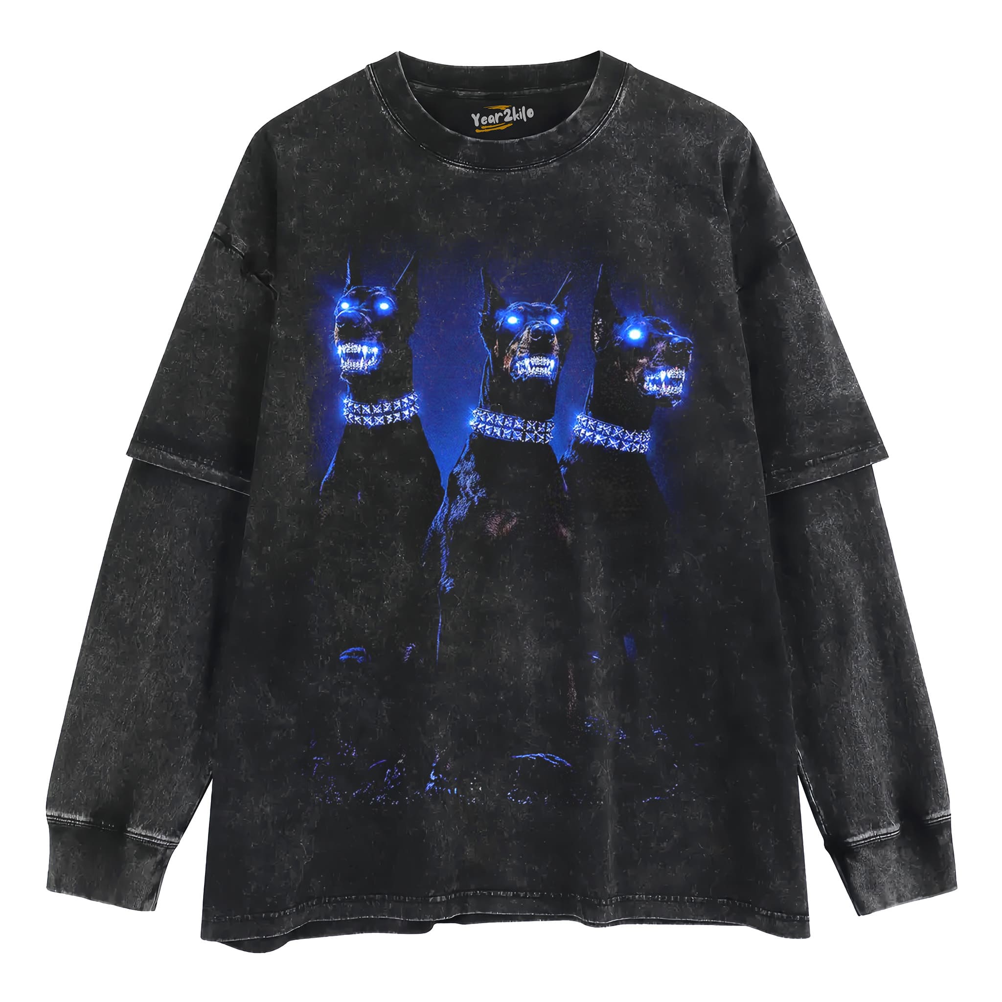 RETRO STREET STYLE & DOBERMAN TANK TOP & TEE & LONG SLEEVE & LAYERED LS & HOODIE
