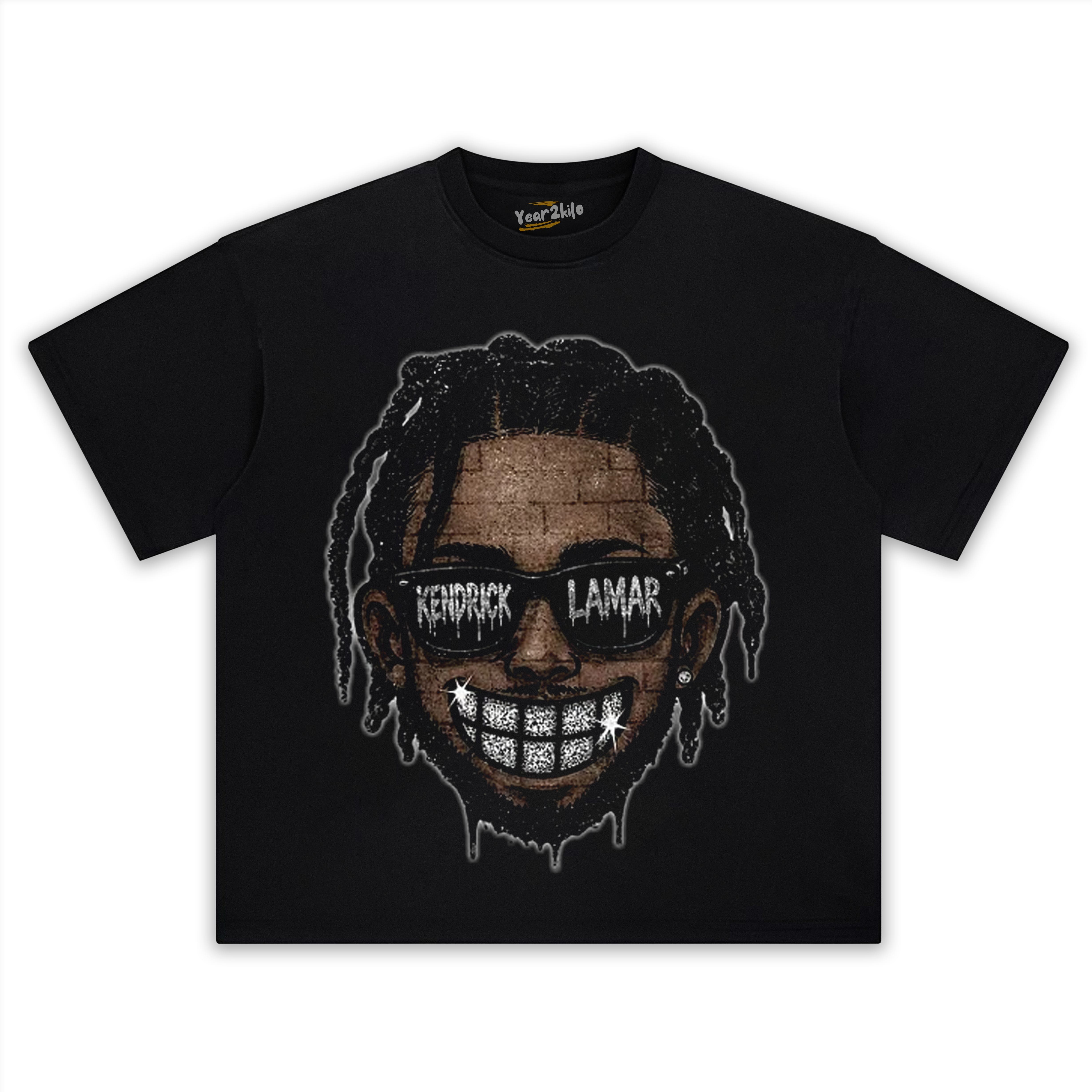 RETRO STREET STYLE KENDRICK LAMAR TANK TOP & TEE & LONG SLEEVE & LAYERED LS & HOODIE