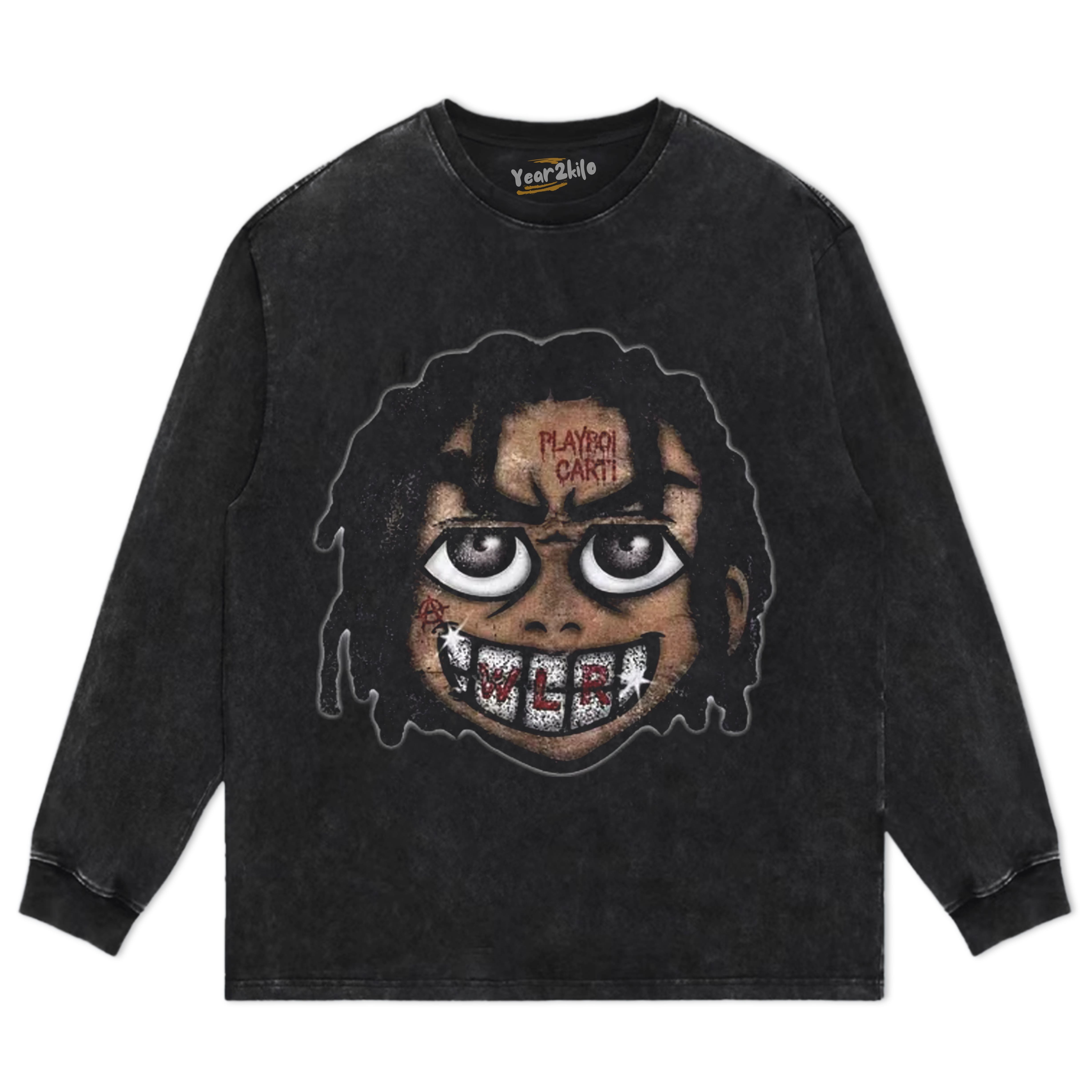 RETRO STREET STYLE PLAYBOI CARTI TANK TOP & TEE & LONG SLEEVE & LAYERED LS & HOODIE