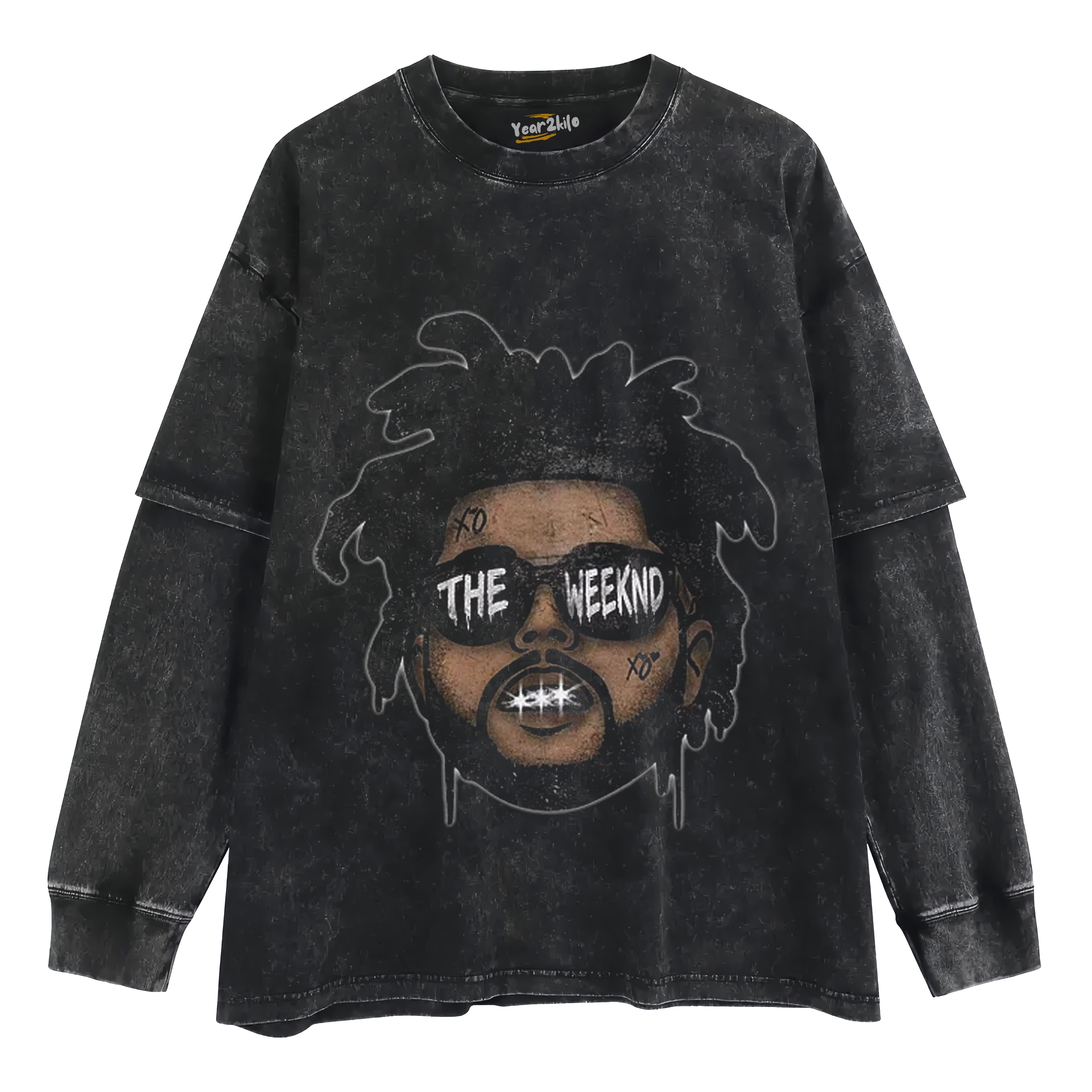 RETRO STREET STYLE THE WEEKND TANK TOP & TEE & LONG SLEEVE & LAYERED LS & HOODIE