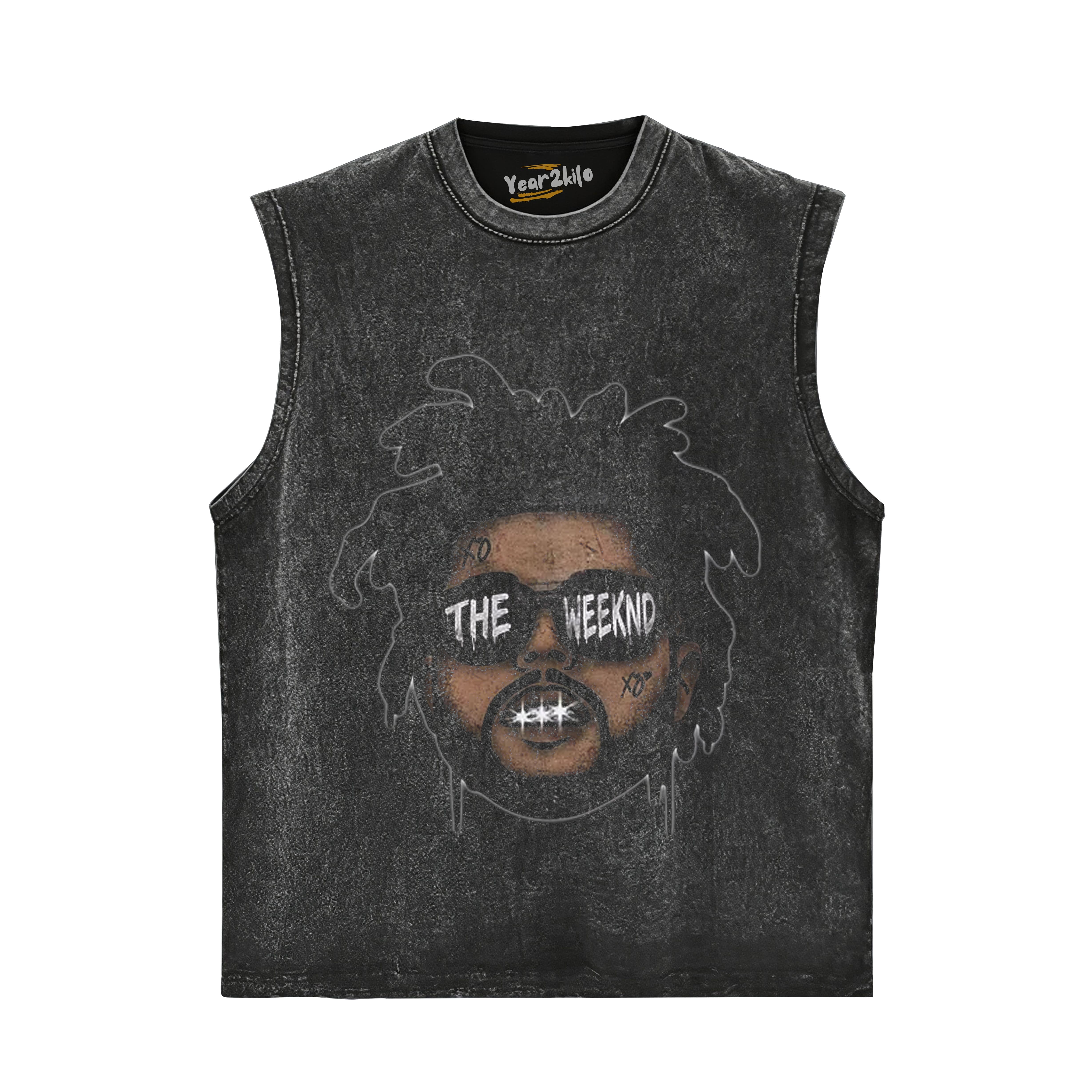 RETRO STREET STYLE THE WEEKND TANK TOP & TEE & LONG SLEEVE & LAYERED LS & HOODIE