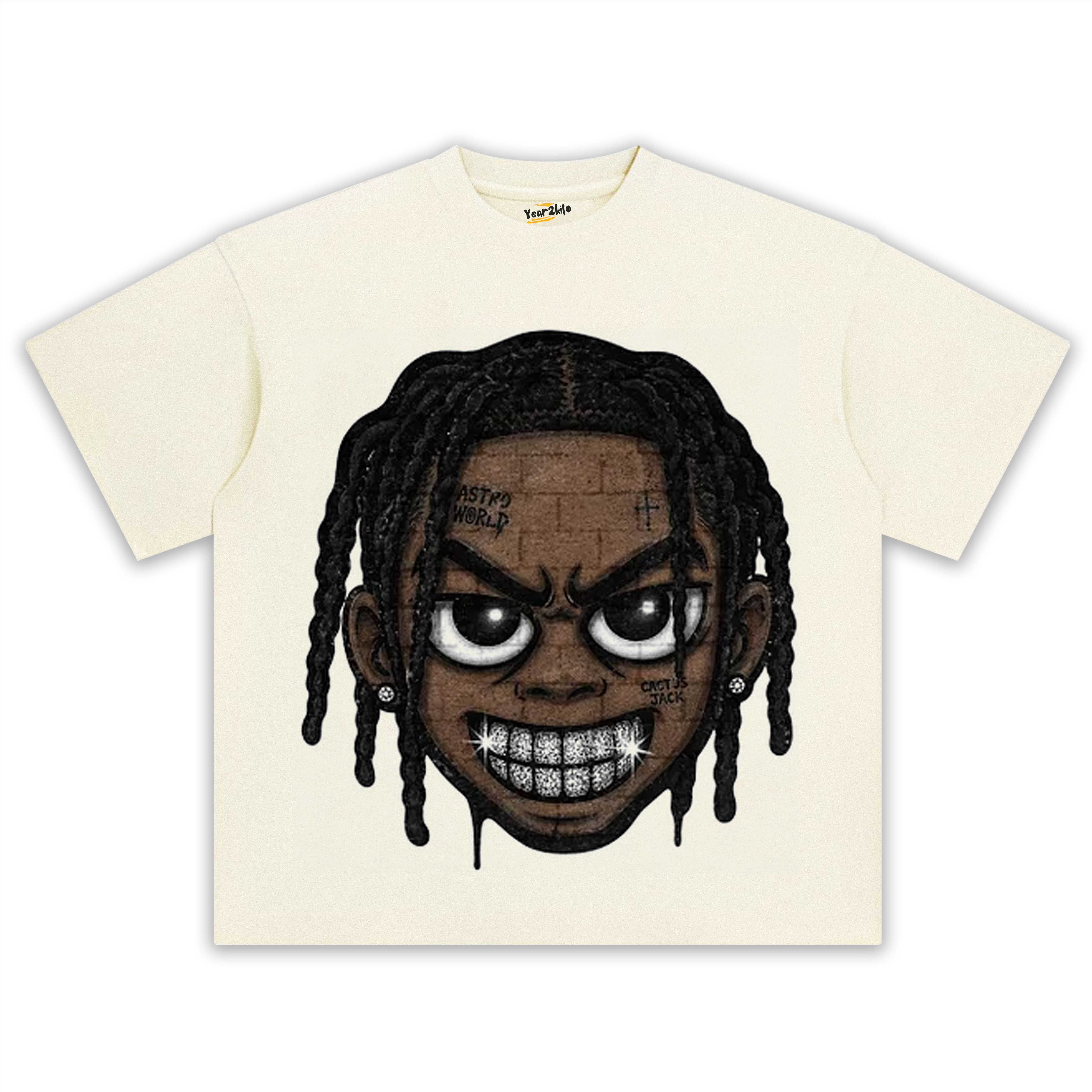 RETRO STREET STYLE TRAVIS SCOTT TANK TOP & TEE & LONG SLEEVE & LAYERED LS & HOODIE