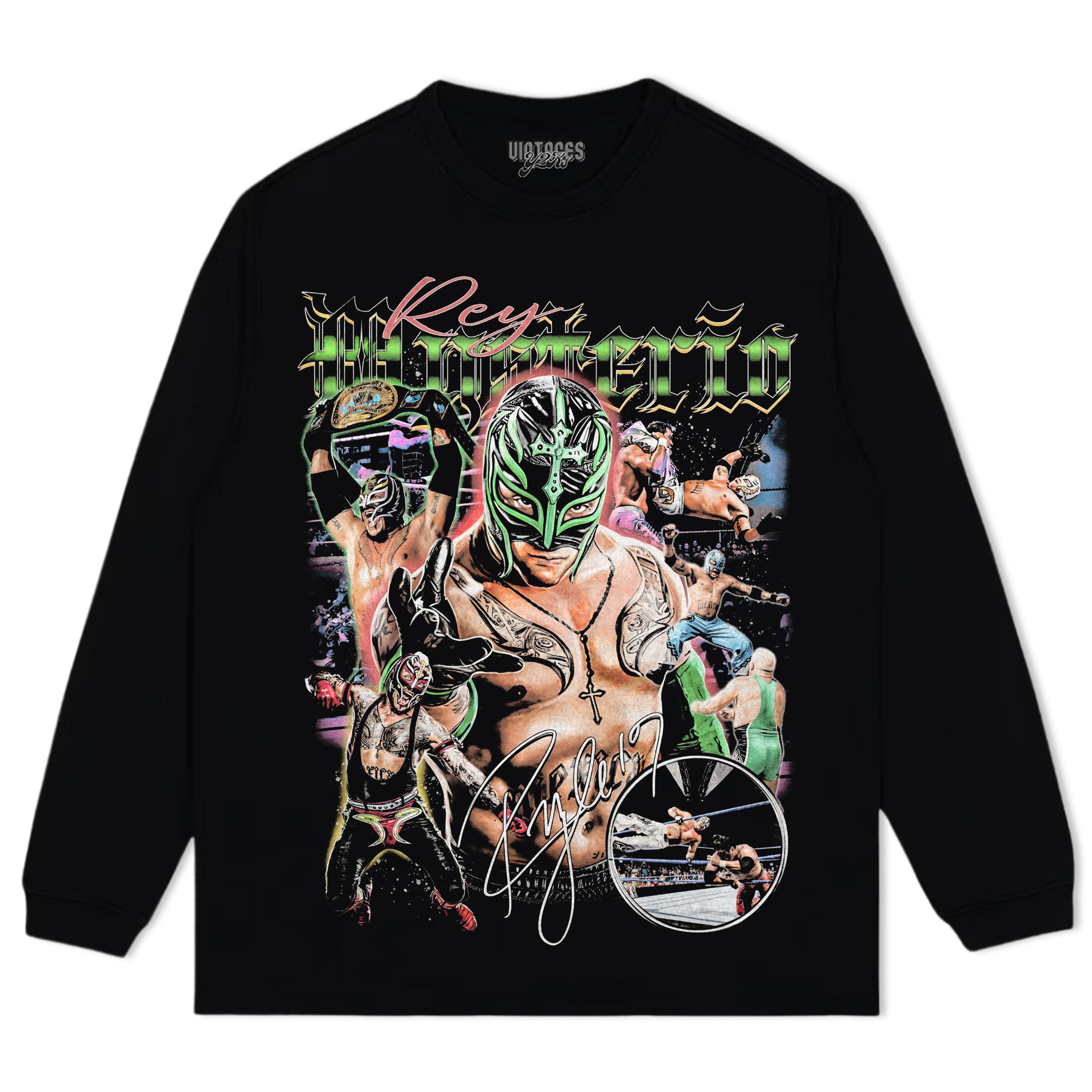 REY MYSTERIO TEE & LS & HOODIE