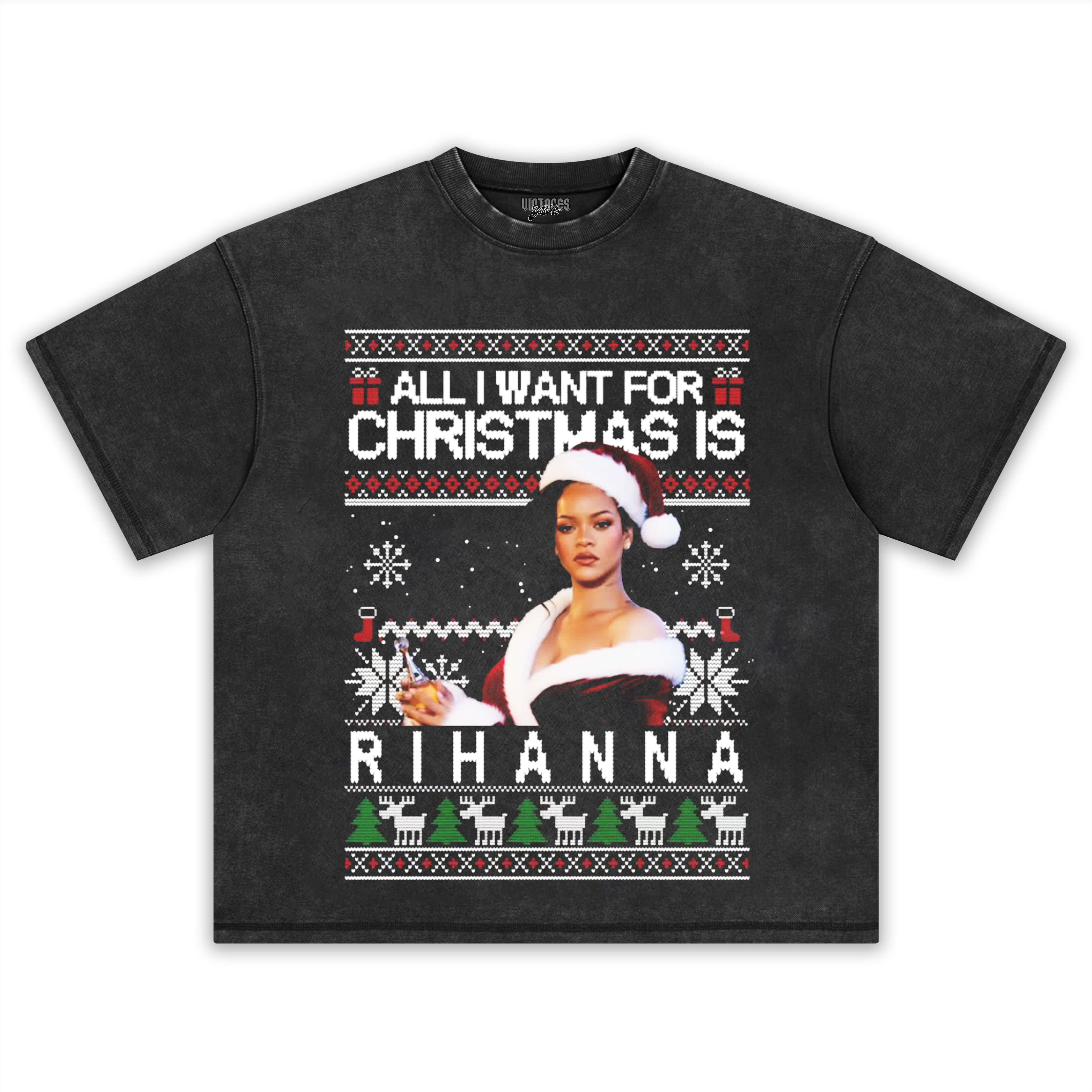 RIHANNA CHRISTMAS STYLES TEE & LS & HOODIE