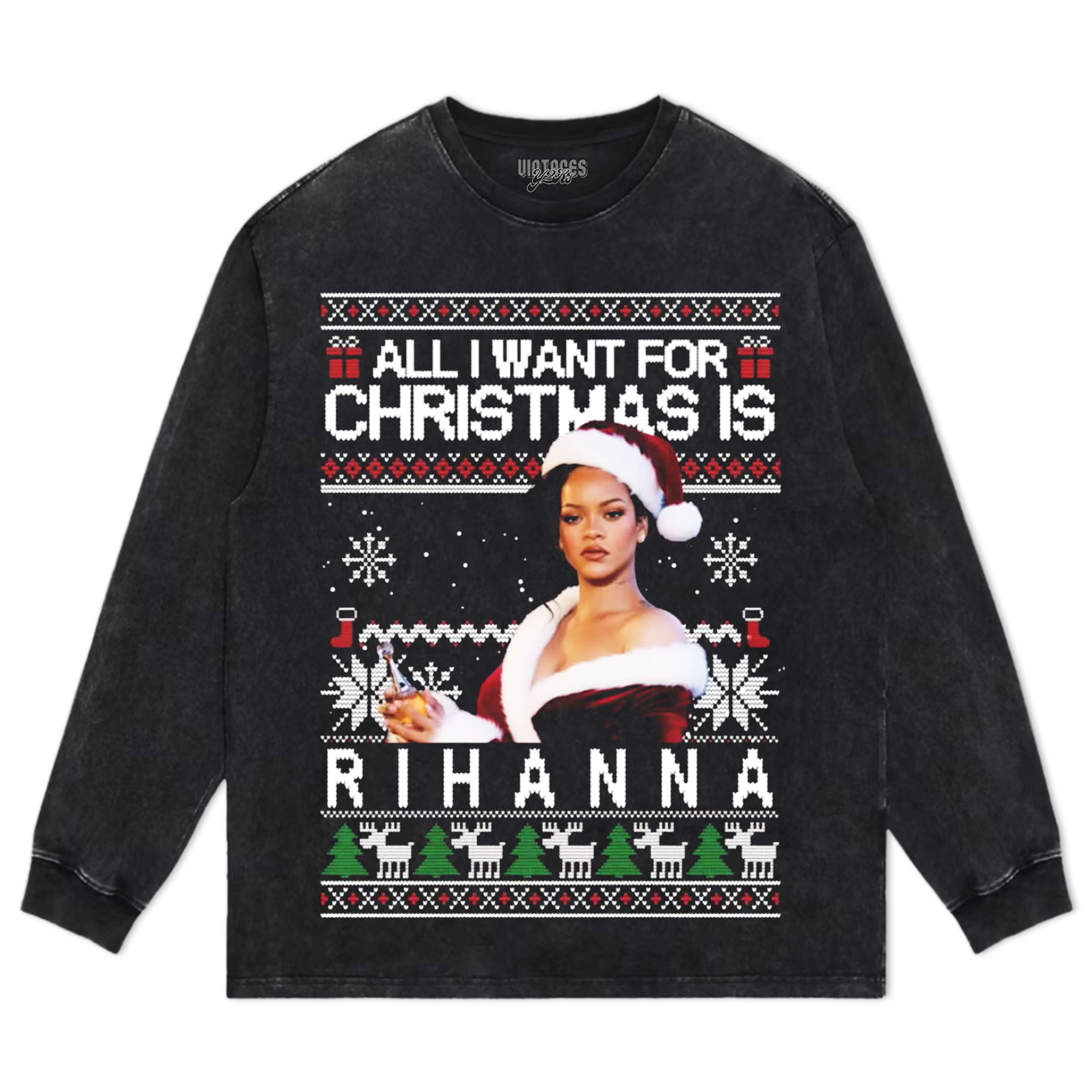 RIHANNA CHRISTMAS STYLES TEE & LS & HOODIE