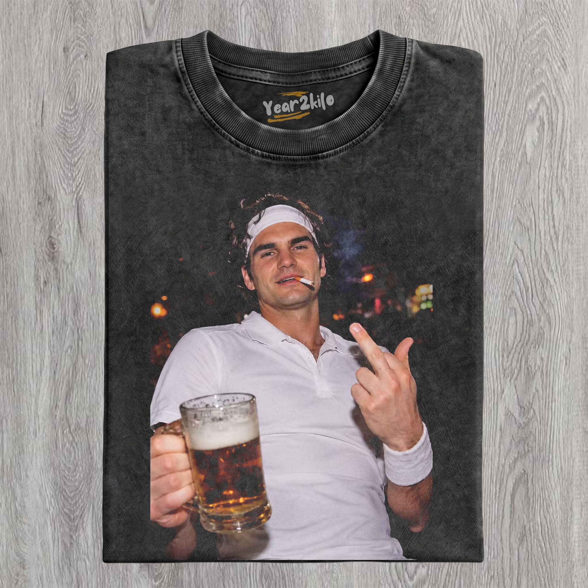 ROGER FEDERER TENNIS LEGEND GRAPHIC TANK TOP & TEE & LONG SLEEVE & LAYERED LS & HOODIE