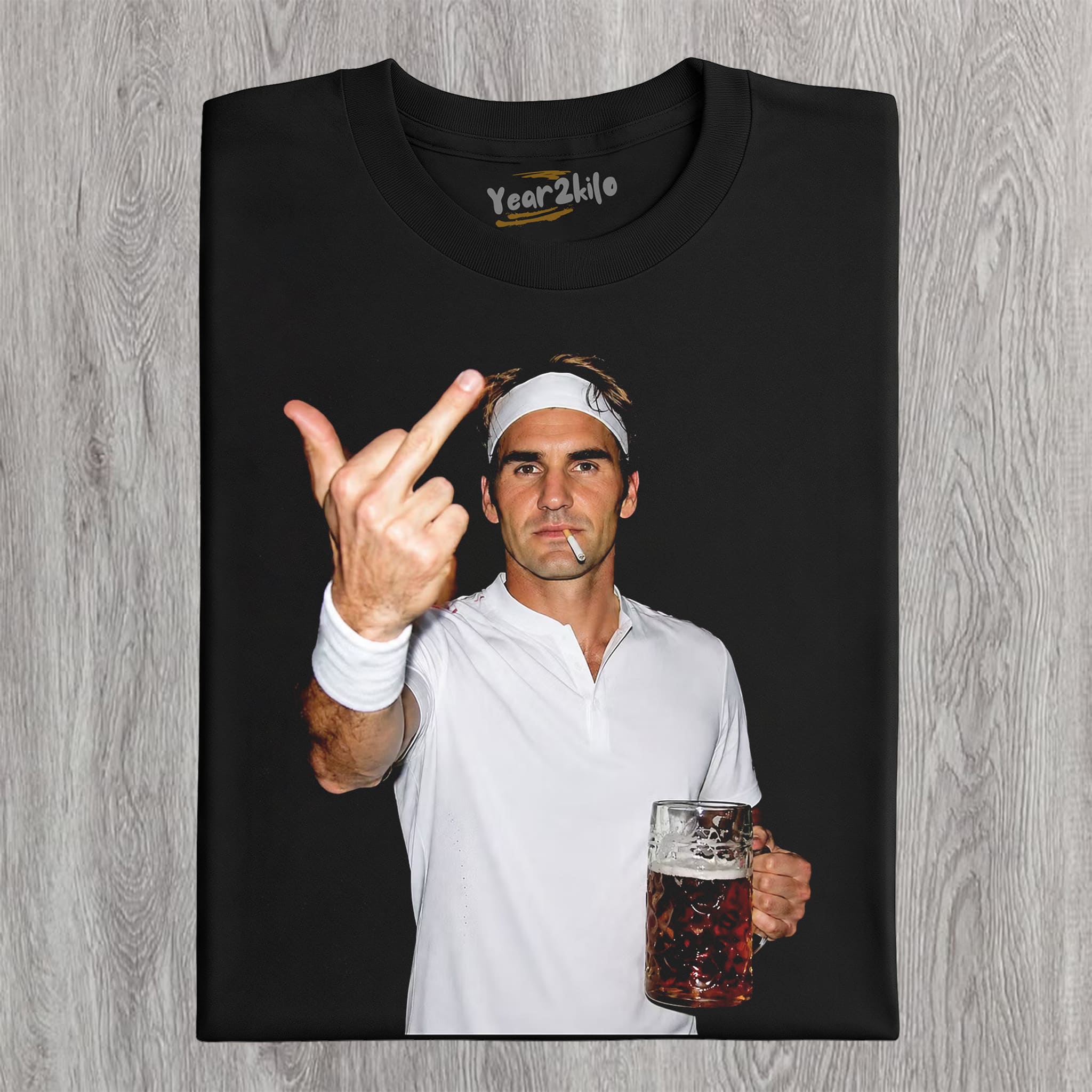 ROGER FEDERER TENNIS LEGEND GRAPHIC V1 TANK TOP & TEE & LONG SLEEVE & LAYERED LS & HOODIE