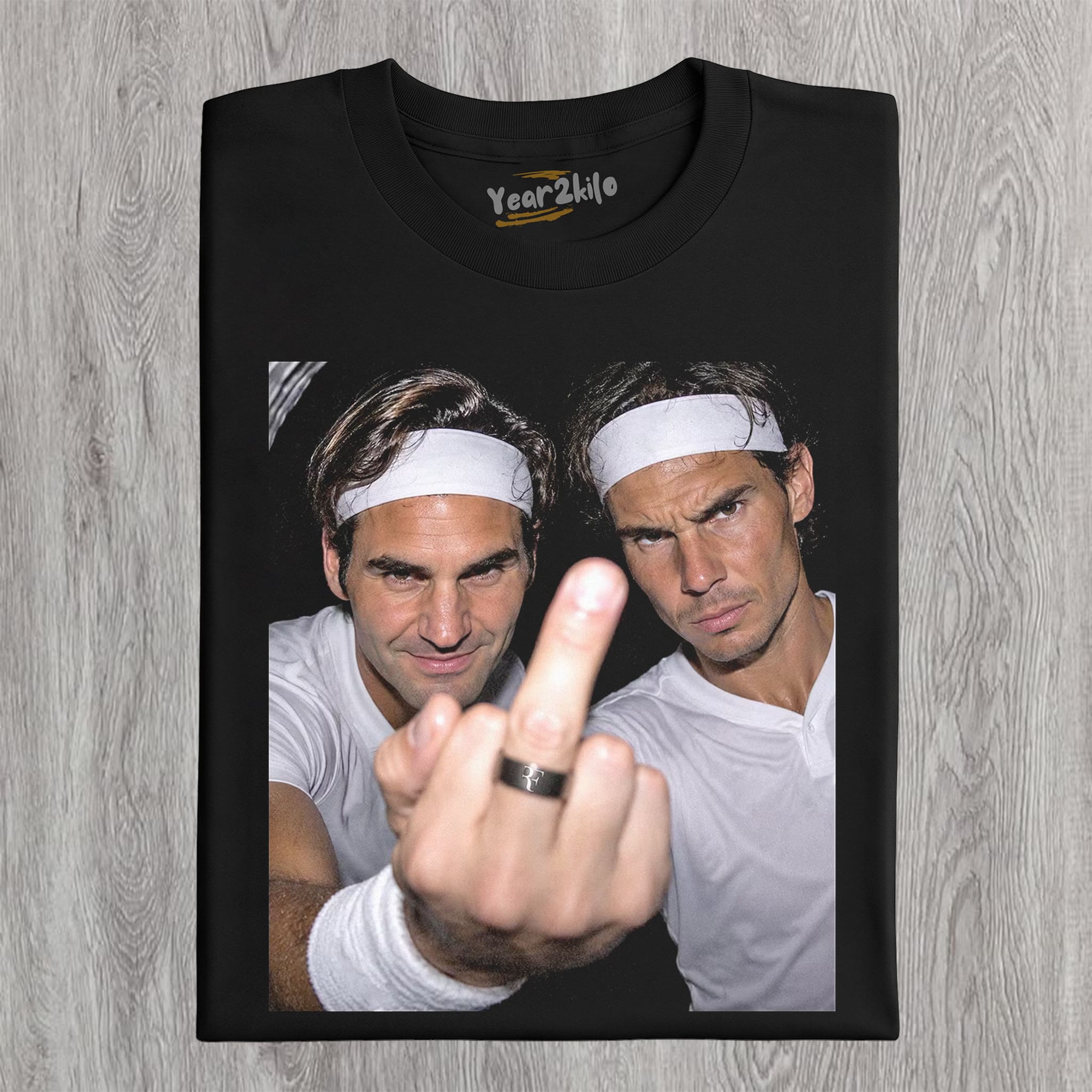 ROGER FEDERER & RAFAEL NADAL TENNIS LEGEND GRAPHIC V2 TANK TOP & TEE & LONG SLEEVE & LAYERED LS & HOODIE