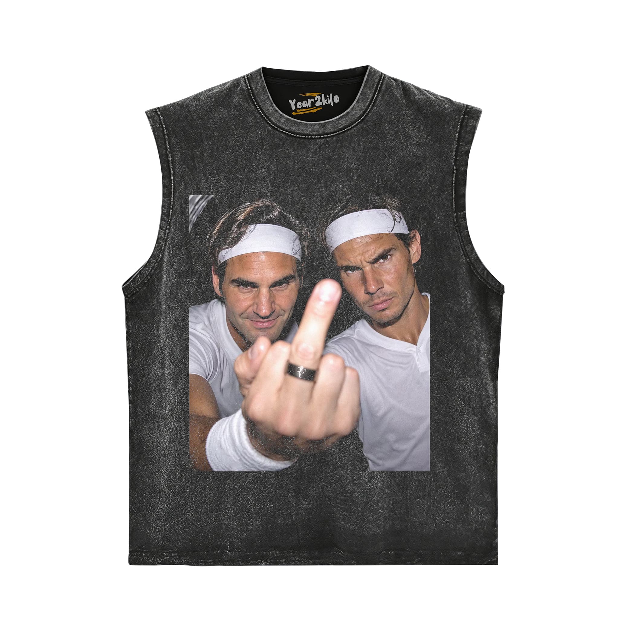 ROGER FEDERER & RAFAEL NADAL TENNIS LEGEND GRAPHIC V2 TANK TOP & TEE & LONG SLEEVE & LAYERED LS & HOODIE