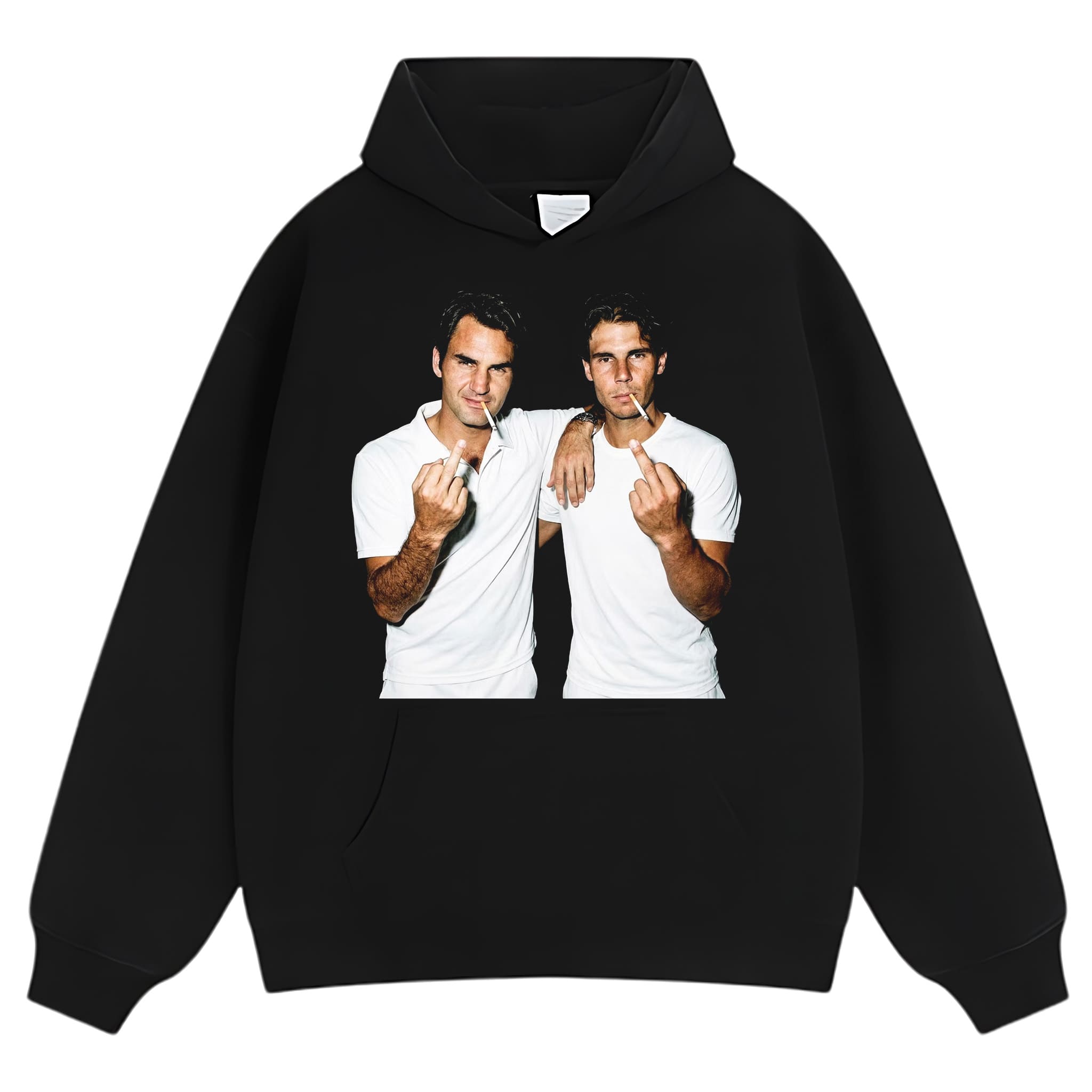 ROGER FEDERER & RAFAEL NADAL TENNIS LEGEND GRAPHIC V4 TANK TOP & TEE & LONG SLEEVE & LAYERED LS & HOODIE