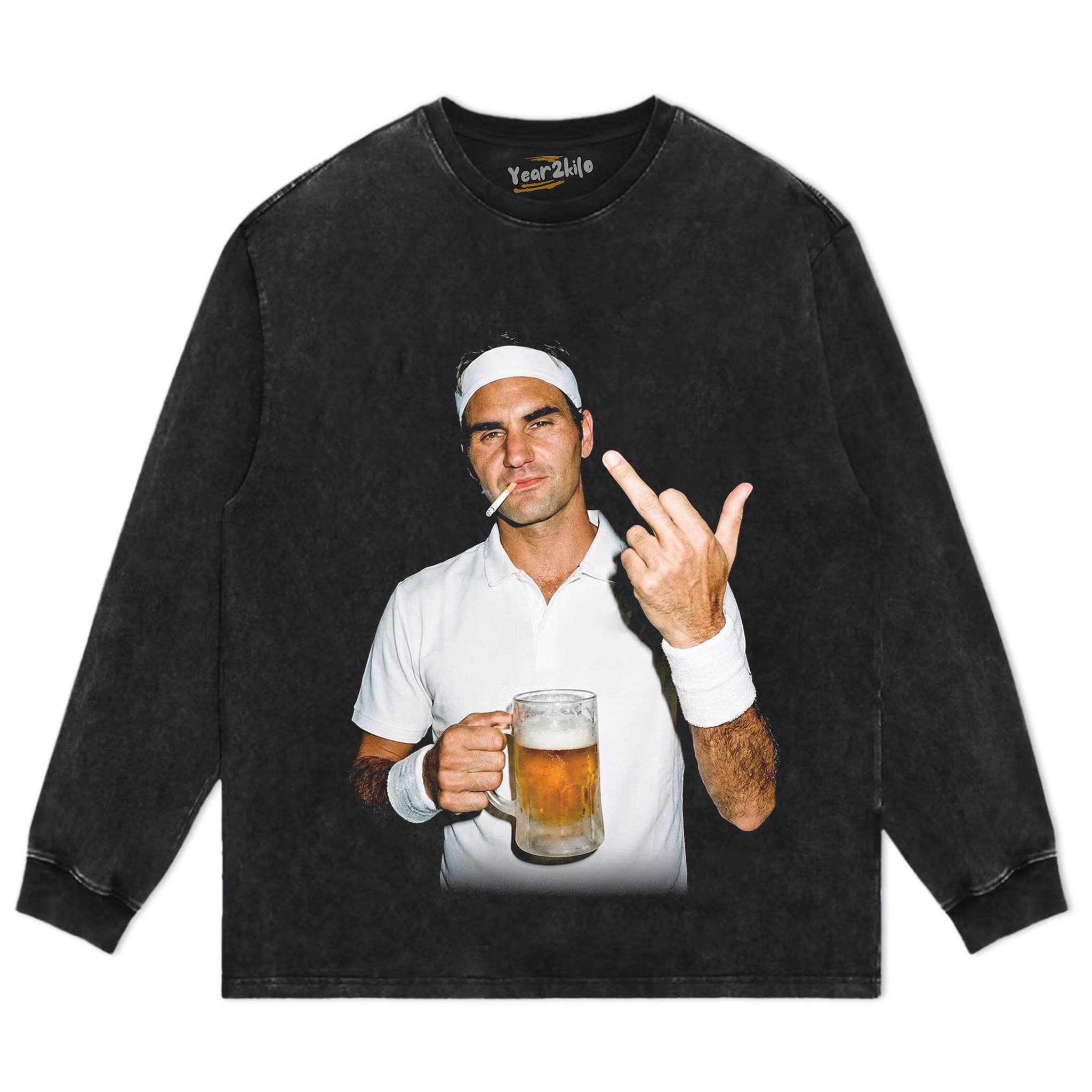 ROGER FEDERER TENNIS LEGEND GRAPHIC V2 TANK TOP & TEE & LONG SLEEVE & LAYERED LS & HOODIE