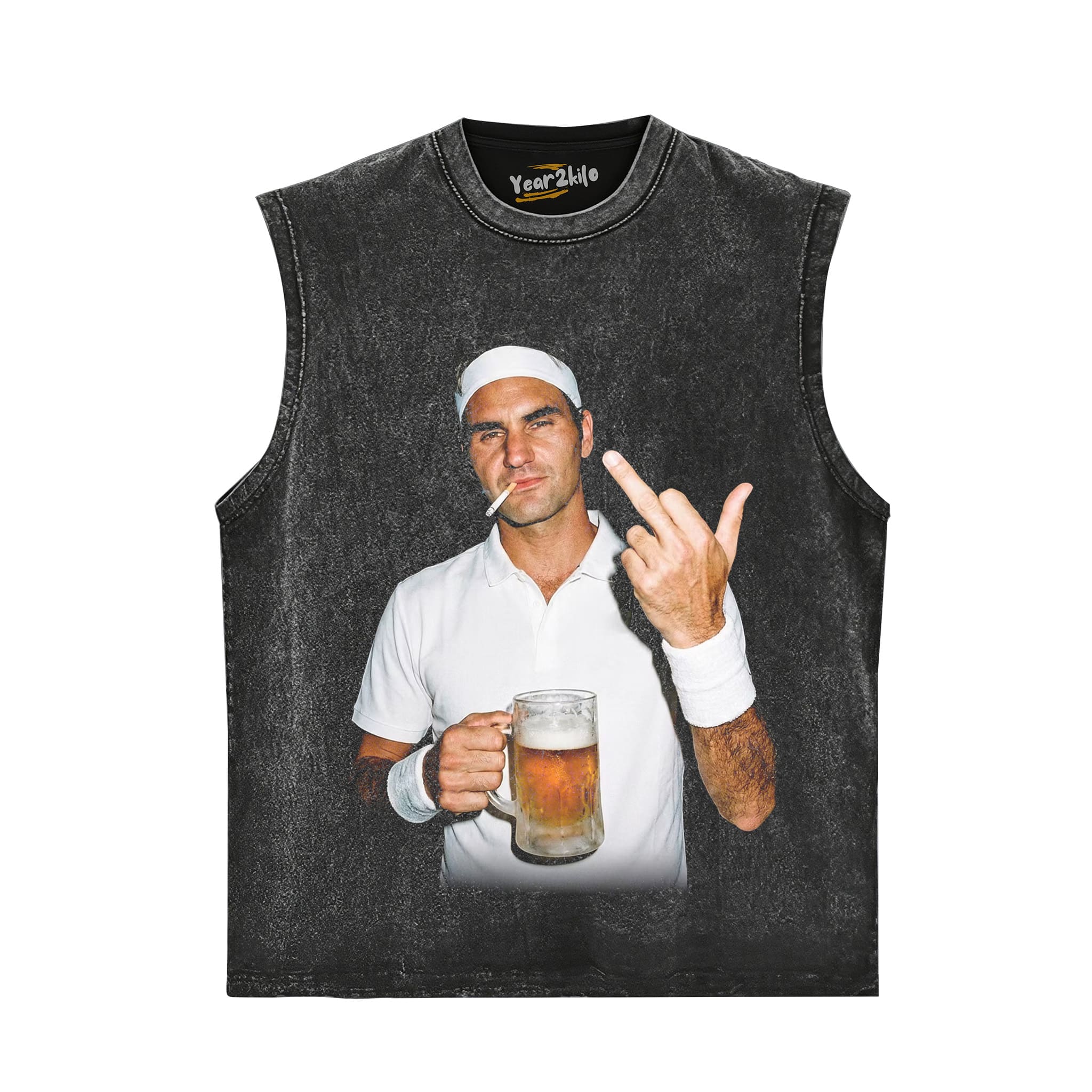 ROGER FEDERER TENNIS LEGEND GRAPHIC V2 TANK TOP & TEE & LONG SLEEVE & LAYERED LS & HOODIE