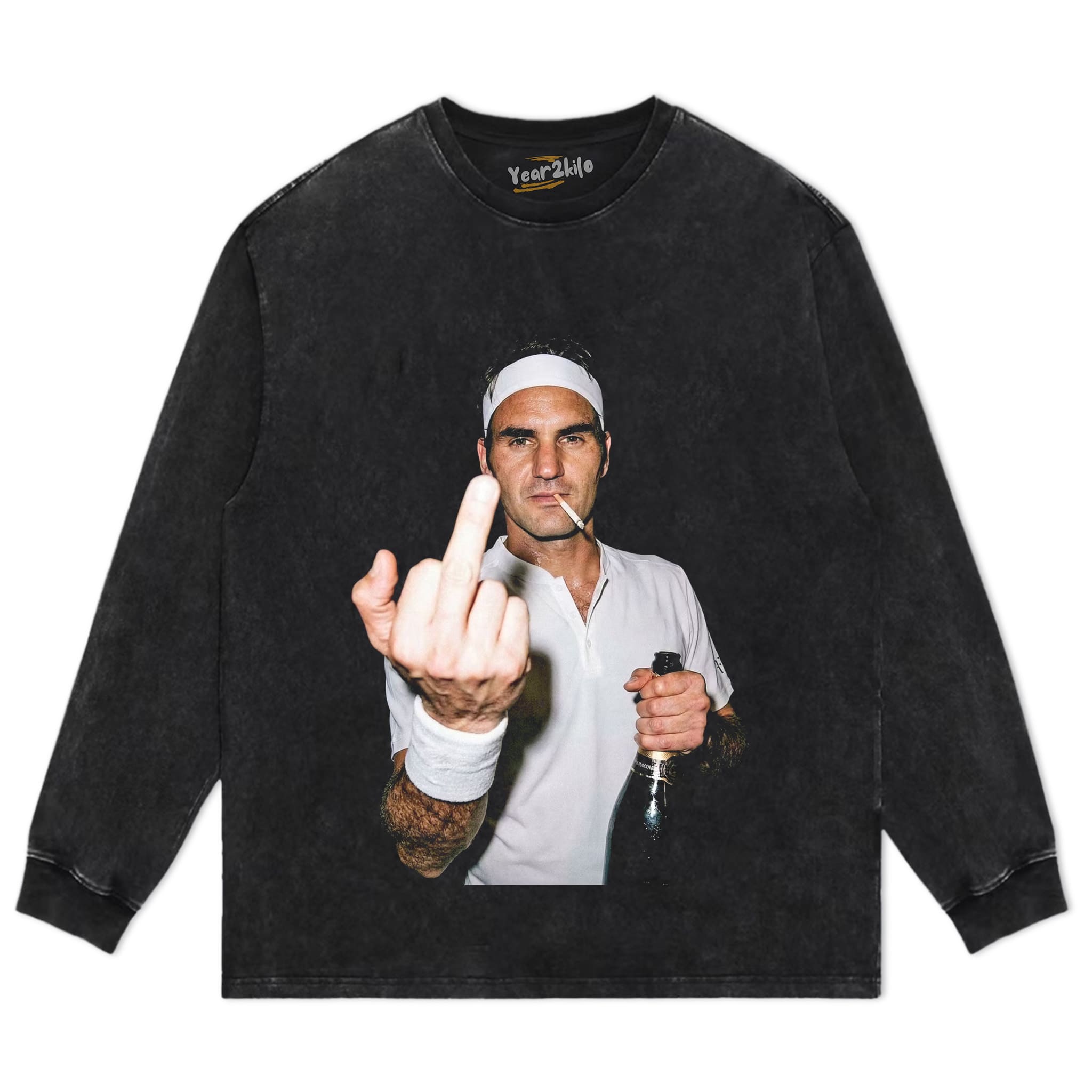 ROGER FEDERER TENNIS LEGEND GRAPHIC V3 TANK TOP & TEE & LONG SLEEVE & LAYERED LS & HOODIE