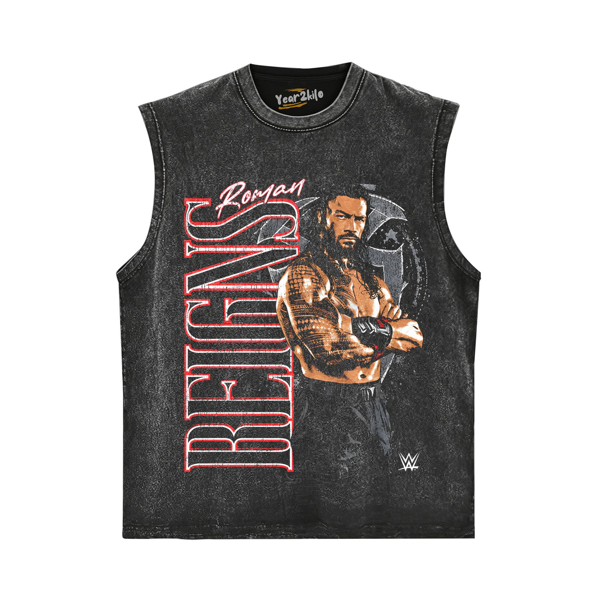 ROMAN REIGNS VINTAGE E TANK TOP & TEE & LONG SLEEVE & LAYERED LS & HOODIE