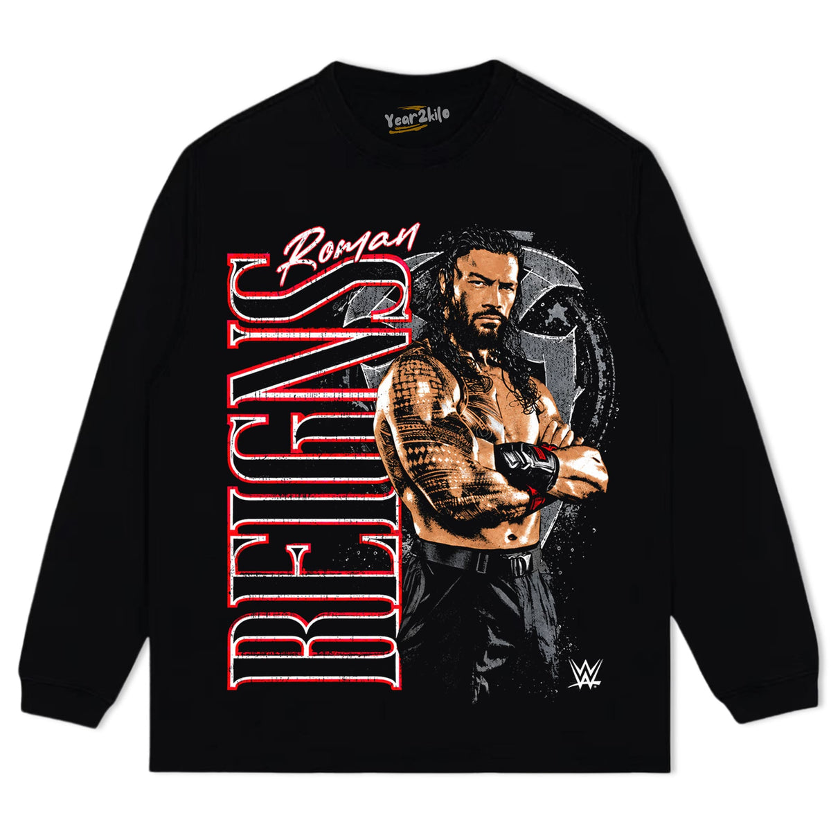 ROMAN REIGNS VINTAGE E TANK TOP & TEE & LONG SLEEVE & LAYERED LS & HOODIE