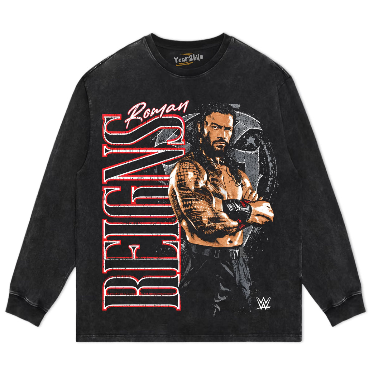 ROMAN REIGNS VINTAGE E TANK TOP & TEE & LONG SLEEVE & LAYERED LS & HOODIE
