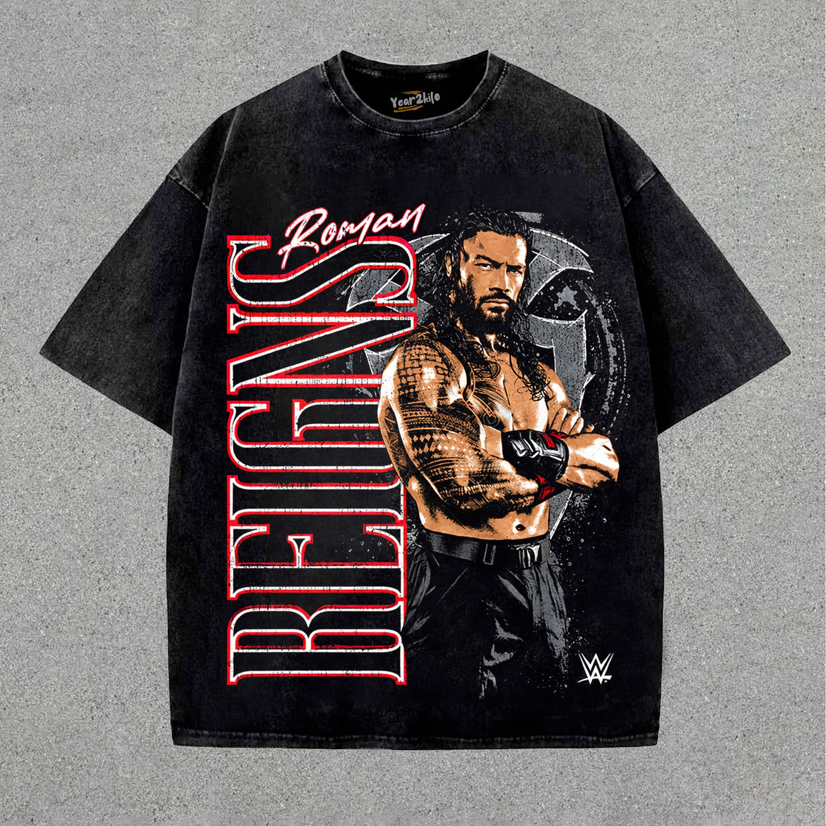 ROMAN REIGNS VINTAGE E TANK TOP & TEE & LONG SLEEVE & LAYERED LS & HOODIE
