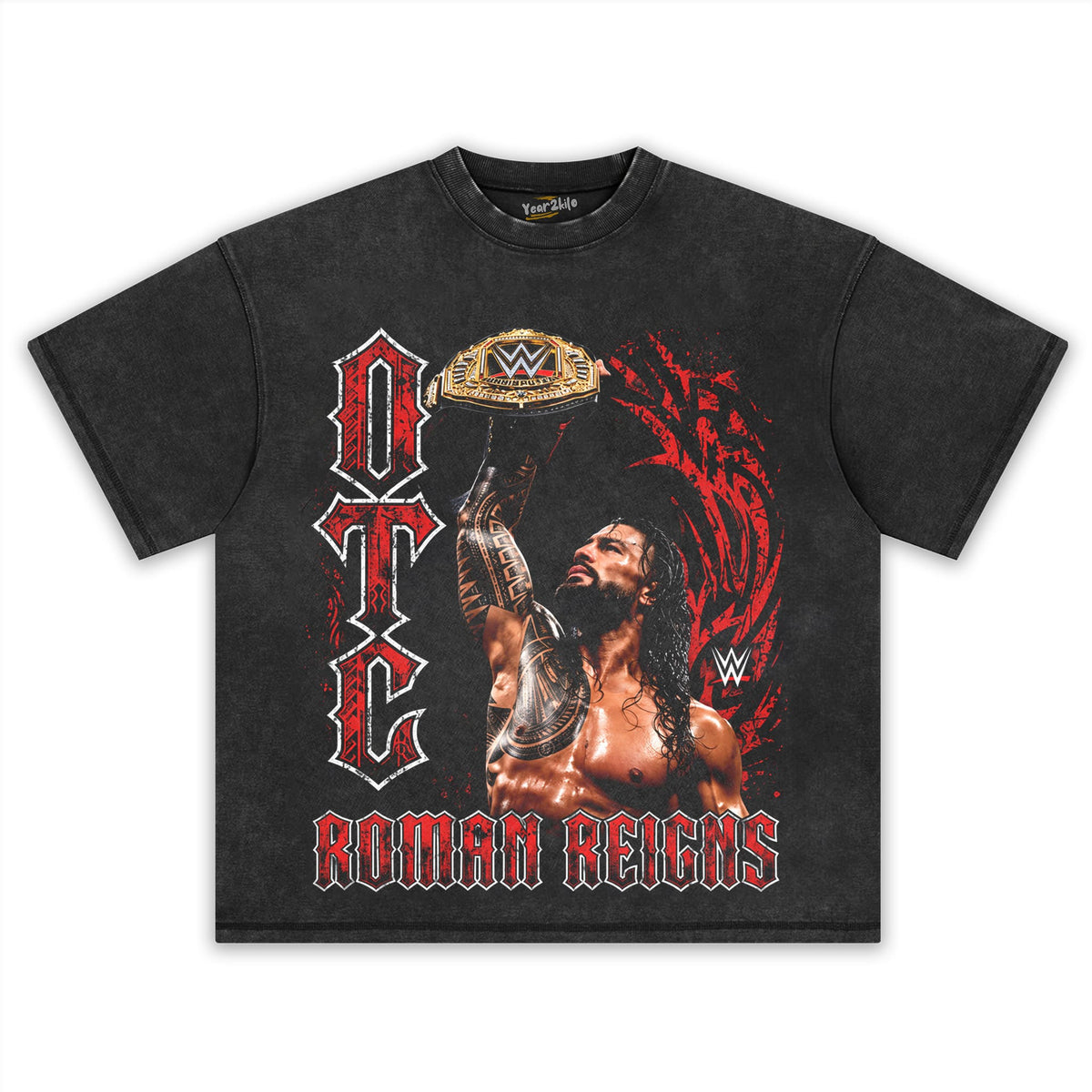 ROMAN REIGNS WWE OTC CHAMPIONSHIP TANK TOP & TEE & LONG SLEEVE & LAYERED LS & HOODIE