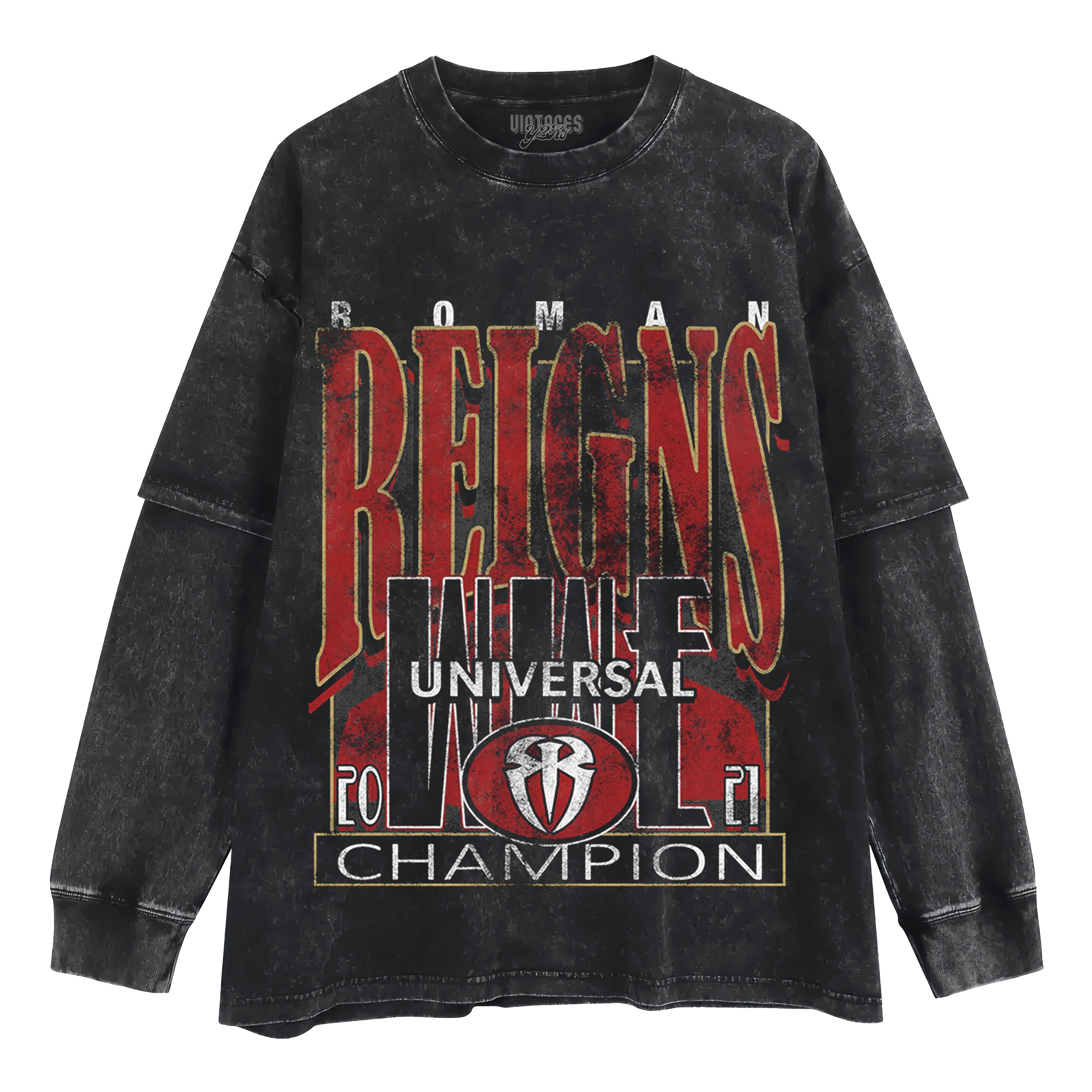 ROMAN REIGNS - HEAD OF THE TABLE LAYERED LONG SLEEVE