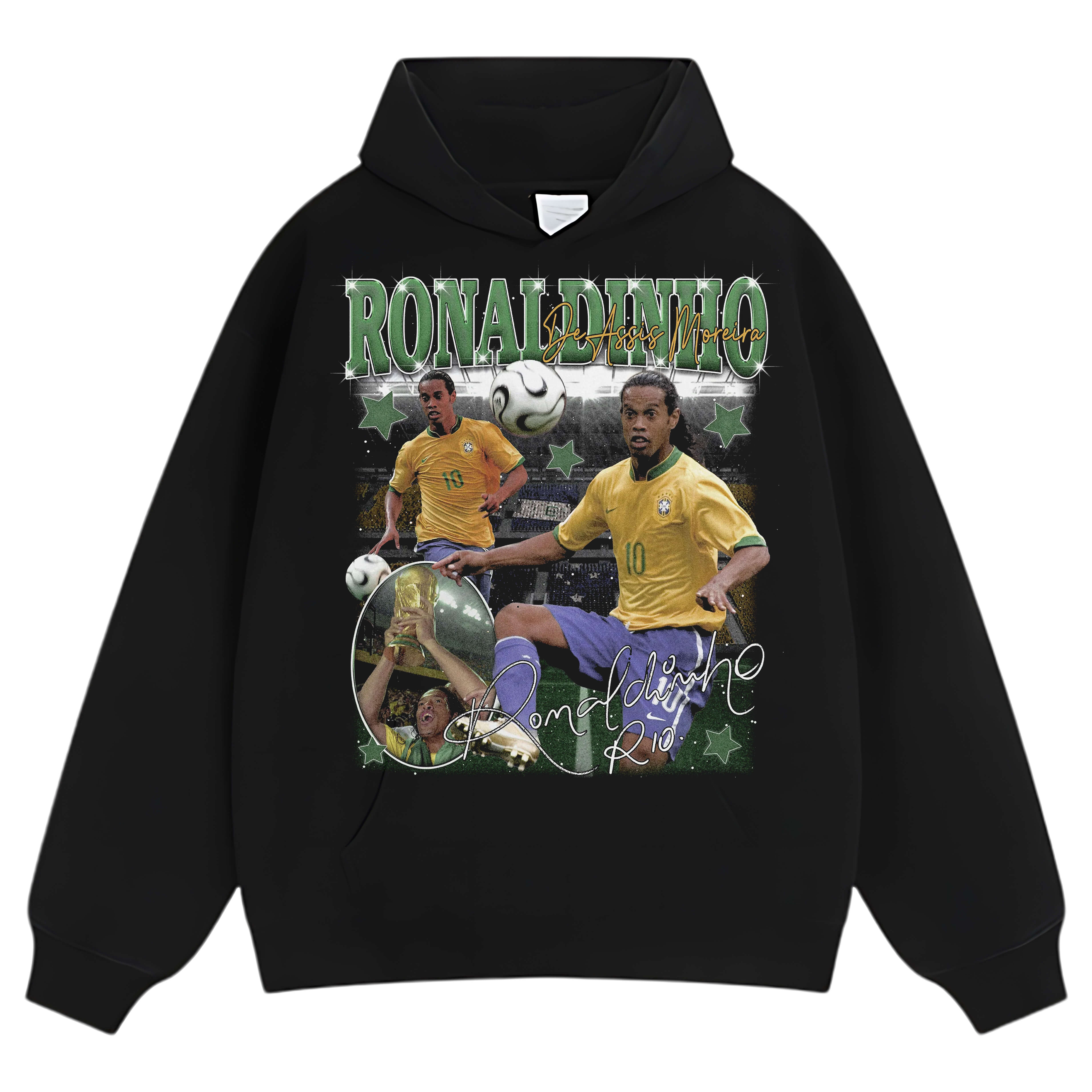 RONALDINHO SOCCER TEE & LS & HOODIE