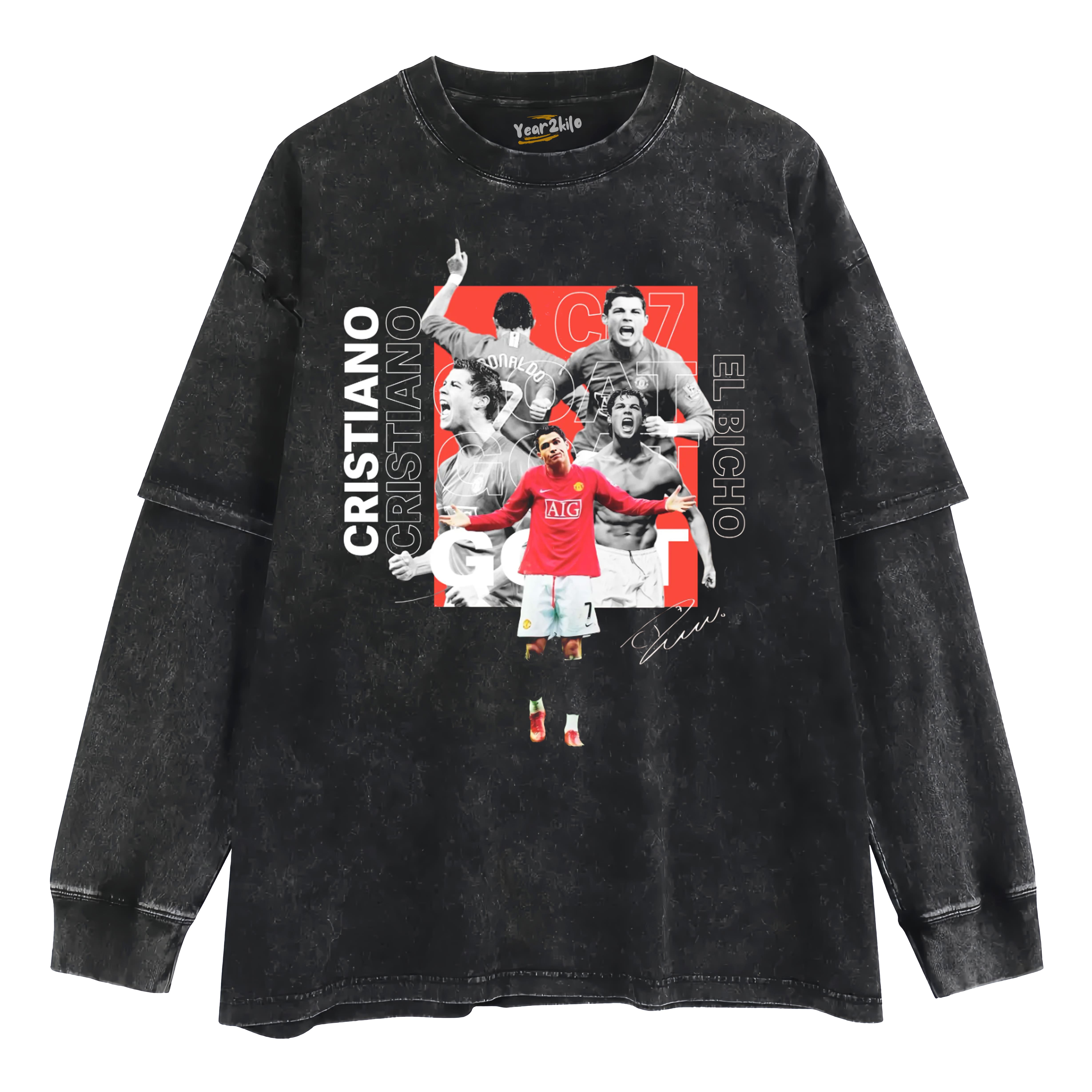 RONALDO CR7 TANK TOP & TEE & LONG SLEEVE & LAYERED LS & HOODIE