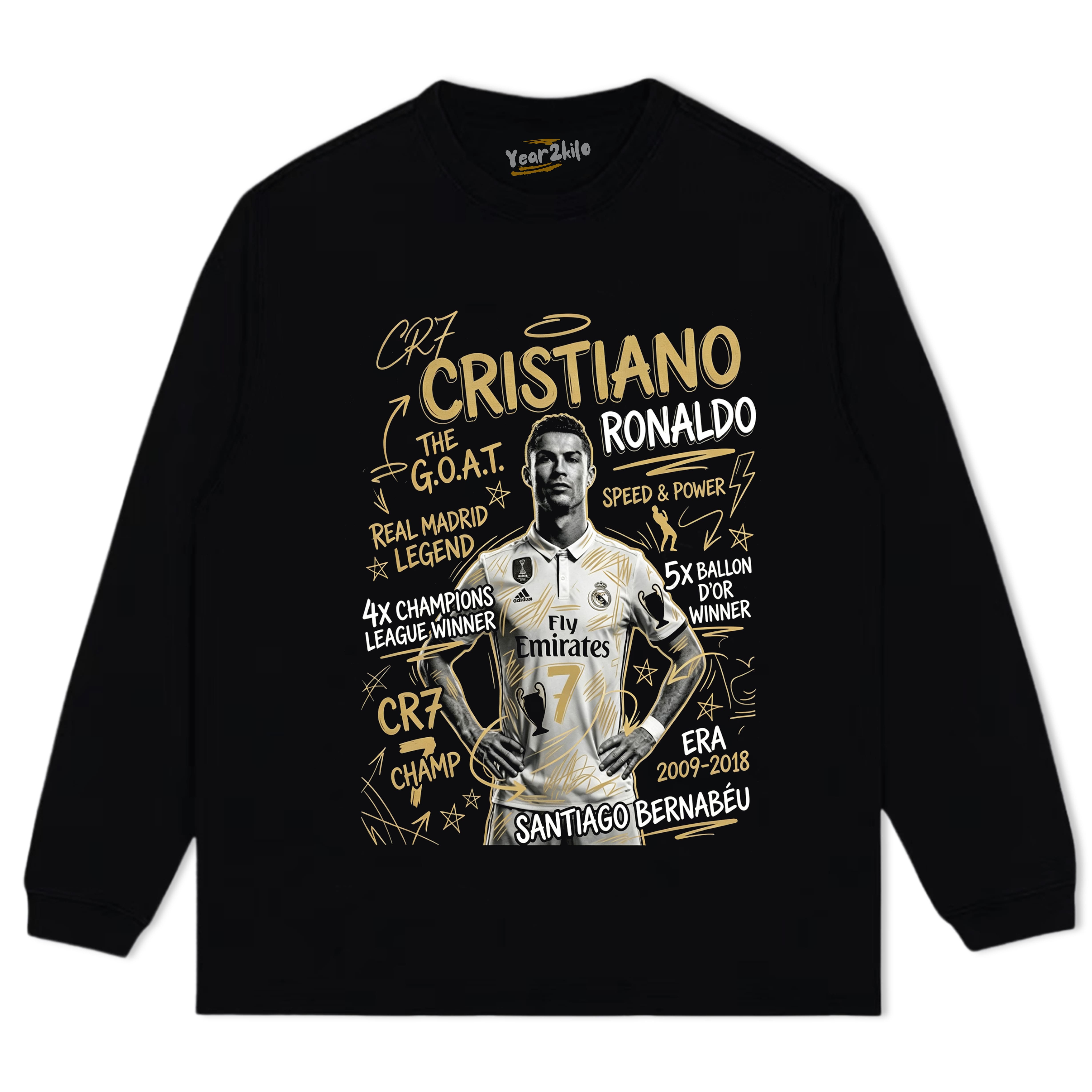 RONALDO CR7 V7 TANK TOP & TEE & LONG SLEEVE & LAYERED LS & HOODIE