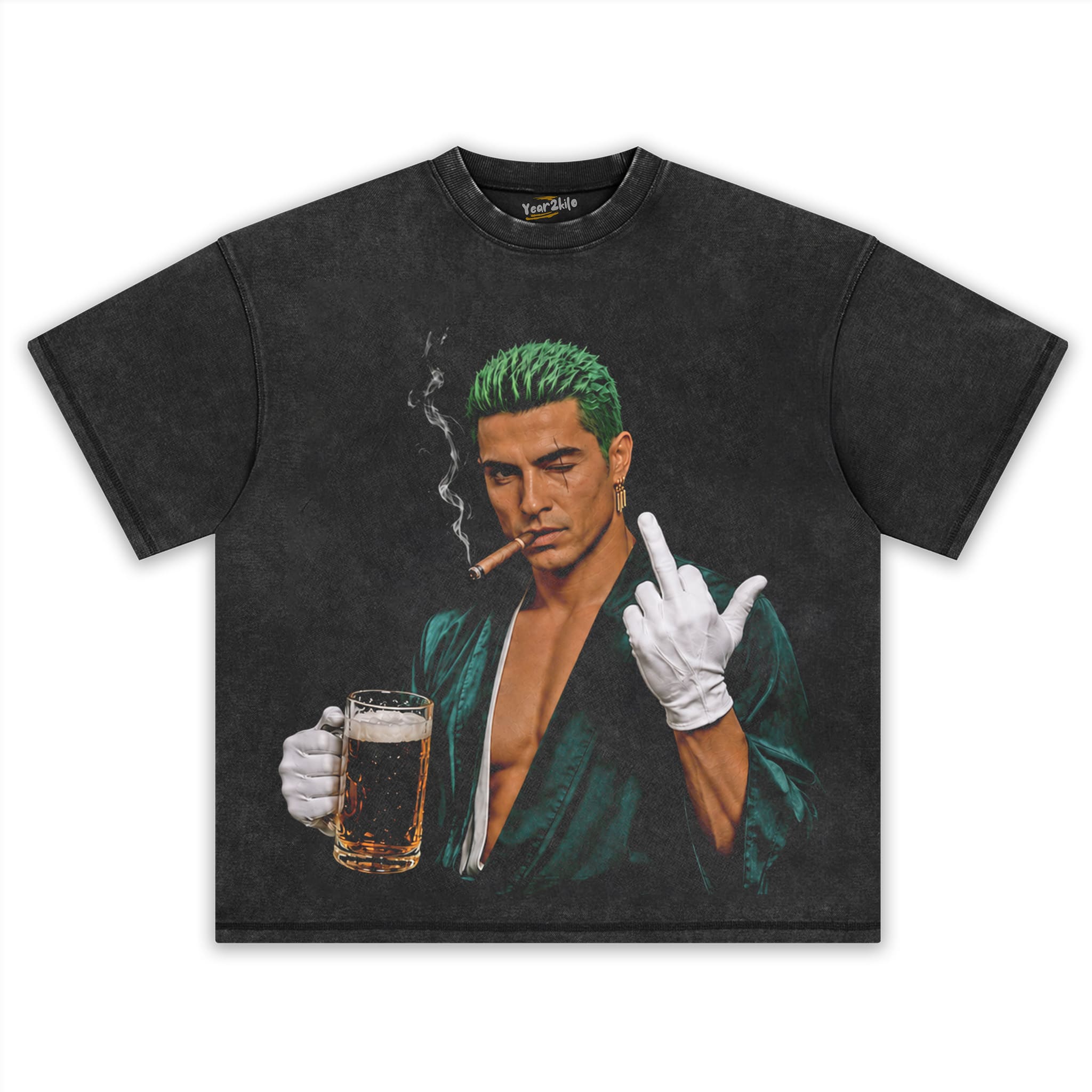 RONALDO × RORONOA ZORO ONE PIECE GRAPHIC V1 TANK TOP & TEE & LONG SLEEVE & LAYERED LS & HOODIE