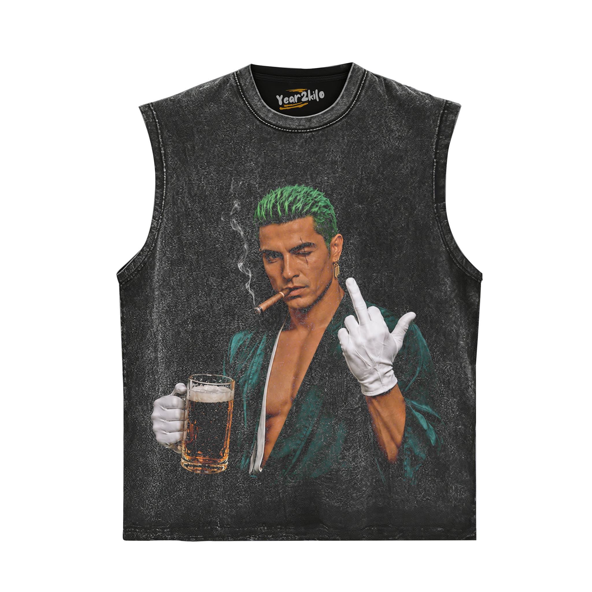 RONALDO × RORONOA ZORO ONE PIECE GRAPHIC V1 TANK TOP & TEE & LONG SLEEVE & LAYERED LS & HOODIE