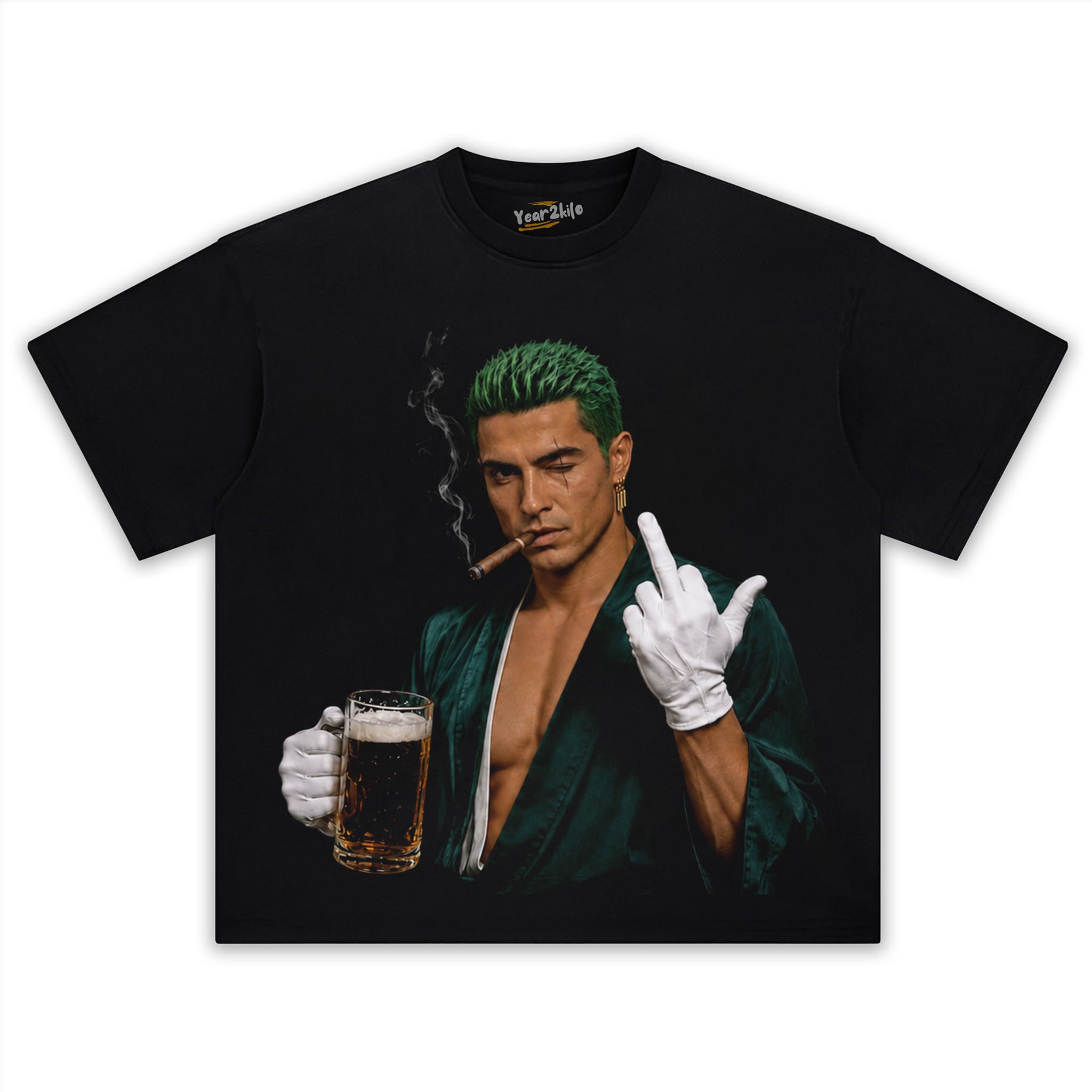 RONALDO × RORONOA ZORO ONE PIECE GRAPHIC V1 TANK TOP & TEE & LONG SLEEVE & LAYERED LS & HOODIE