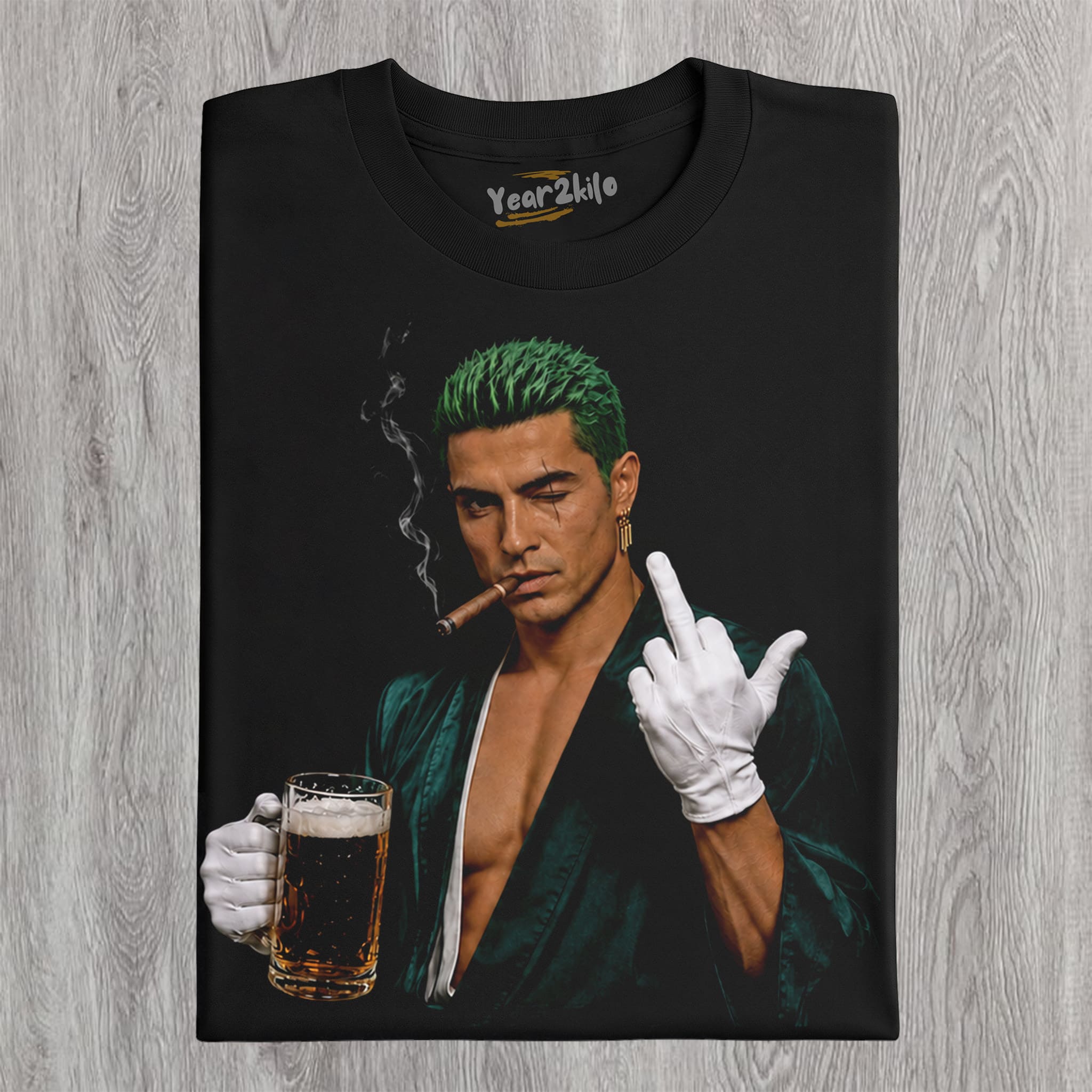 RONALDO × RORONOA ZORO ONE PIECE GRAPHIC V1 TANK TOP & TEE & LONG SLEEVE & LAYERED LS & HOODIE