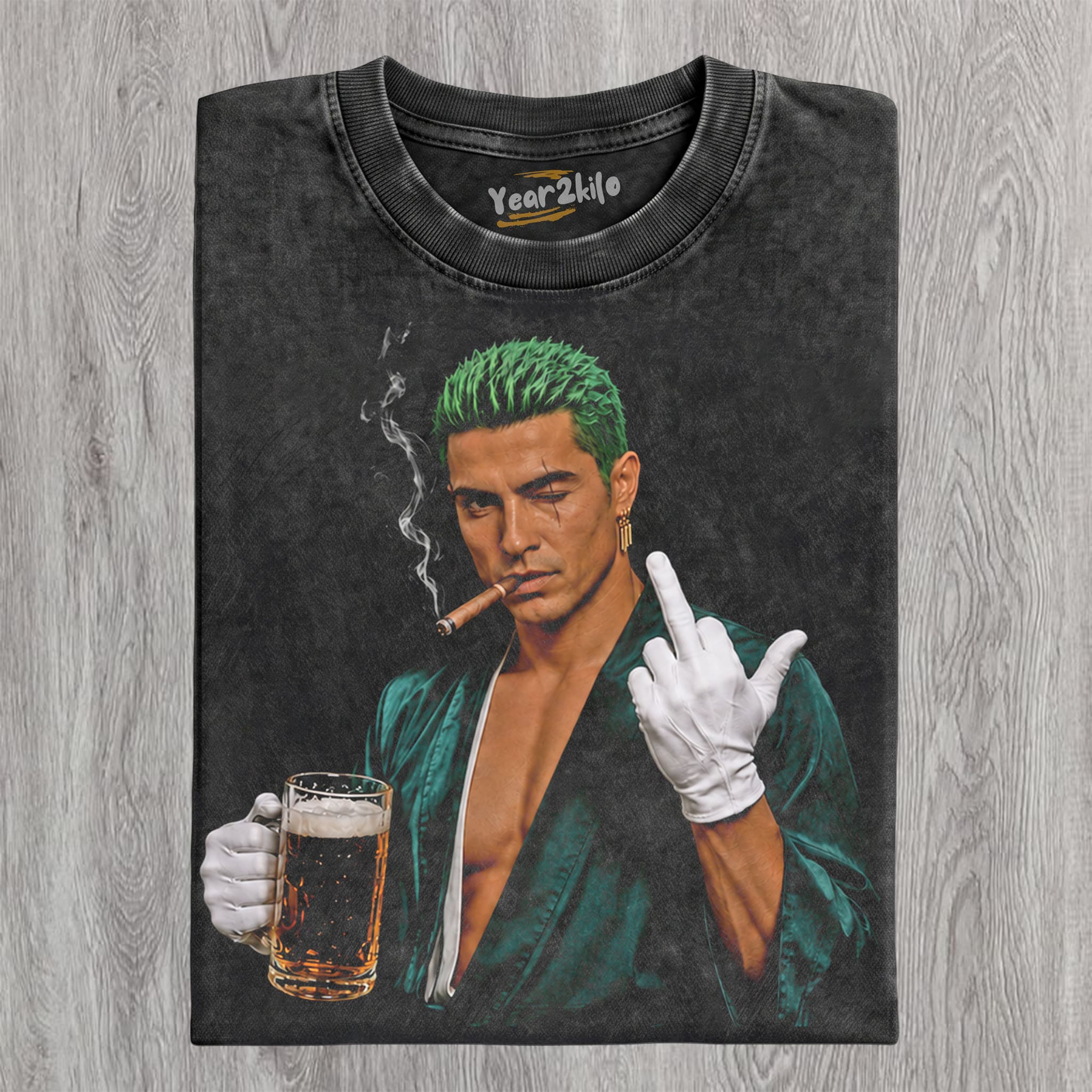 RONALDO × RORONOA ZORO ONE PIECE GRAPHIC V1 TANK TOP & TEE & LONG SLEEVE & LAYERED LS & HOODIE