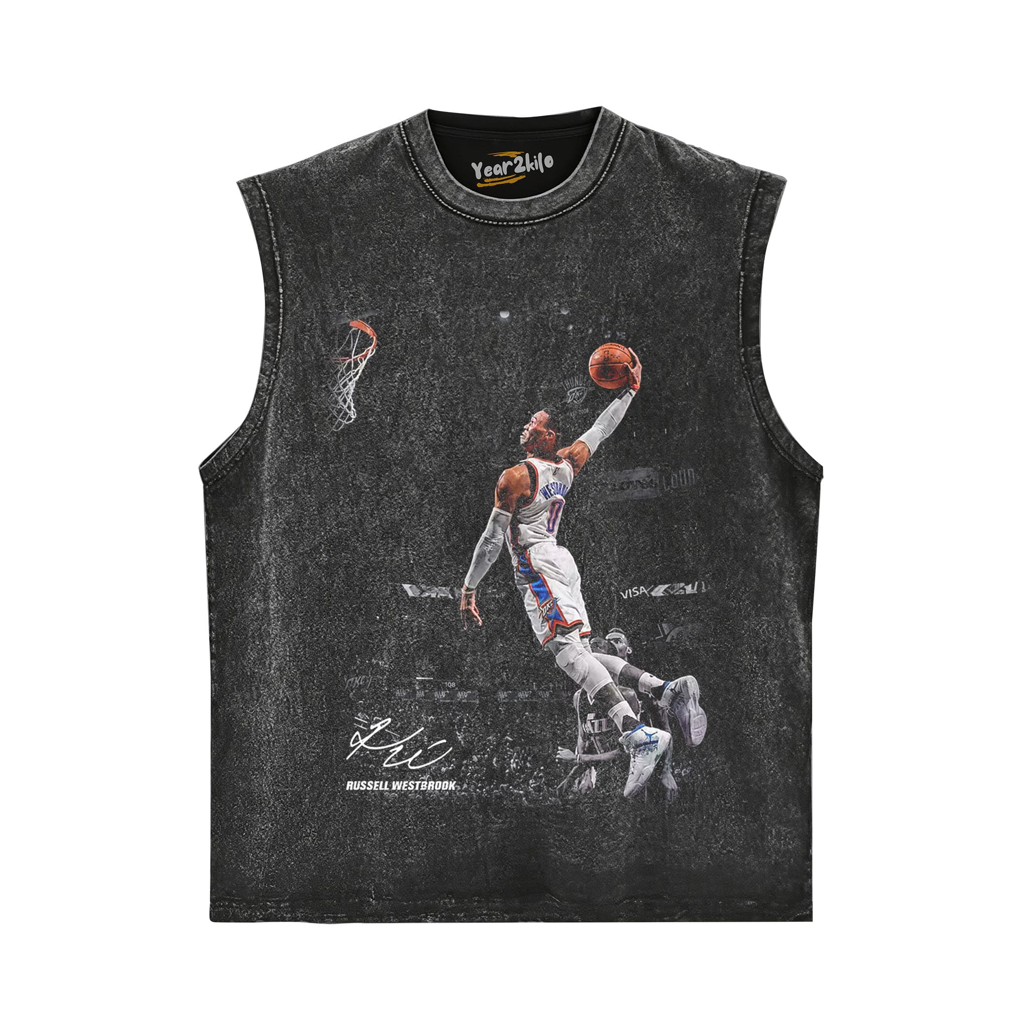 RUSSELL WESTBROOK V5 TANK TOP & TEE & LONG SLEEVE & LAYERED LS & HOODIE